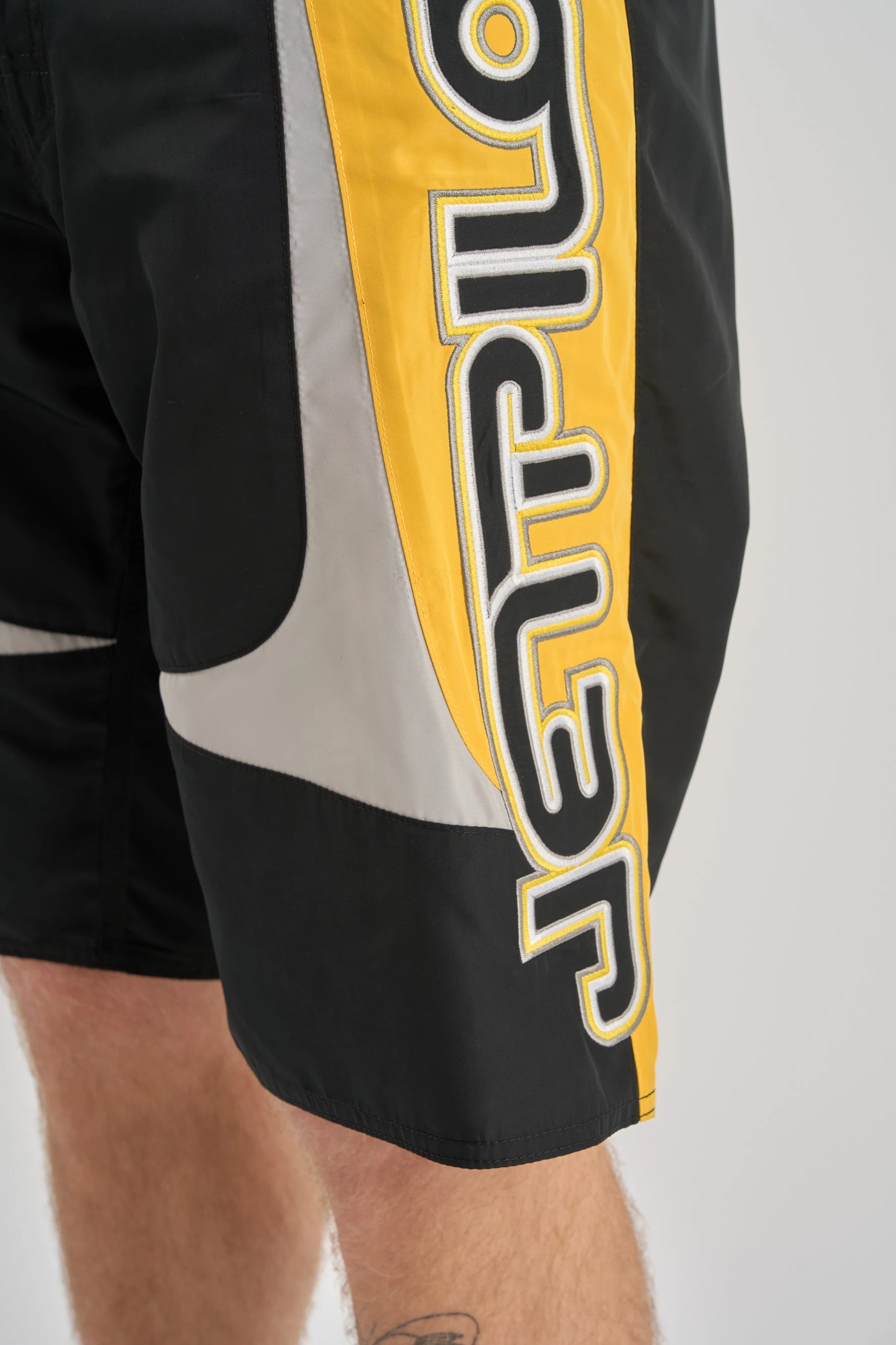 Jetpilot Moto Boardshort - Black/Yellow 6