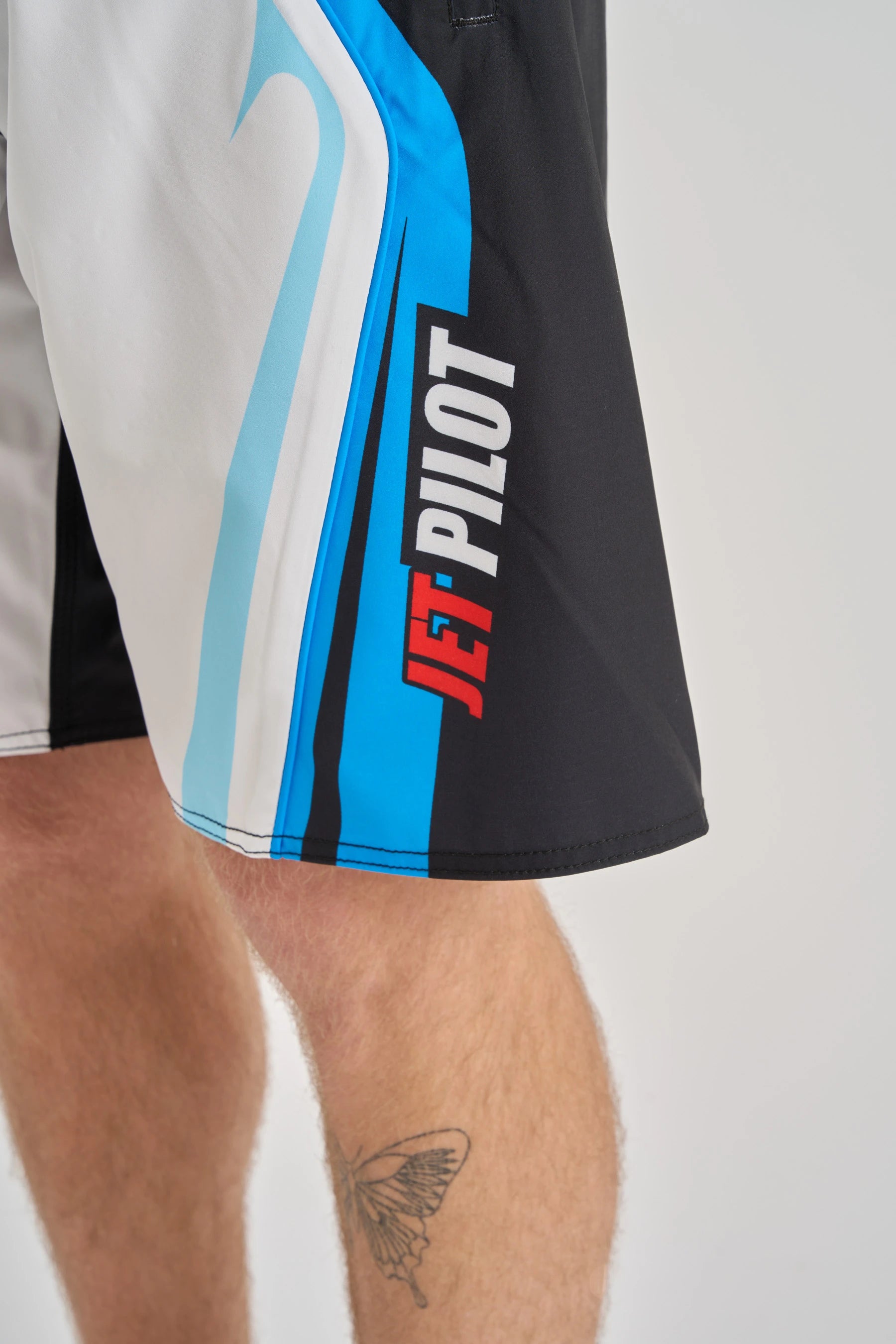 Jetpilot Pulse Streamliner Boardshort - Black/Blue 8