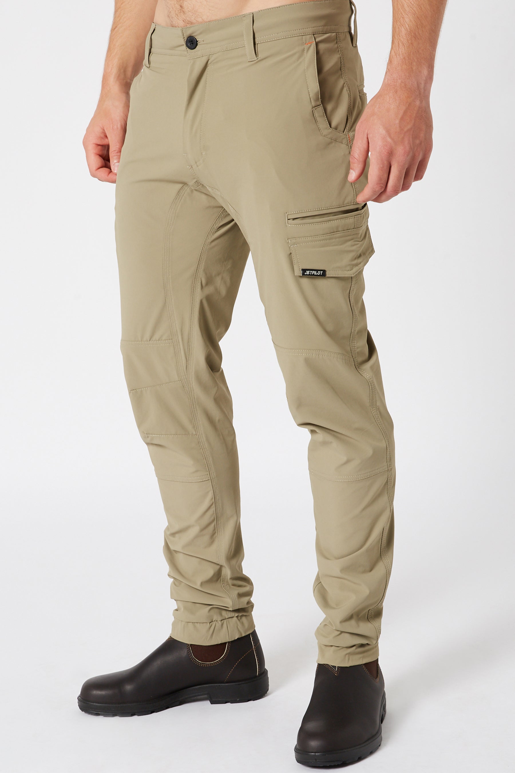 JP Jet-Lite Cuffed Utility Pant - Khaki