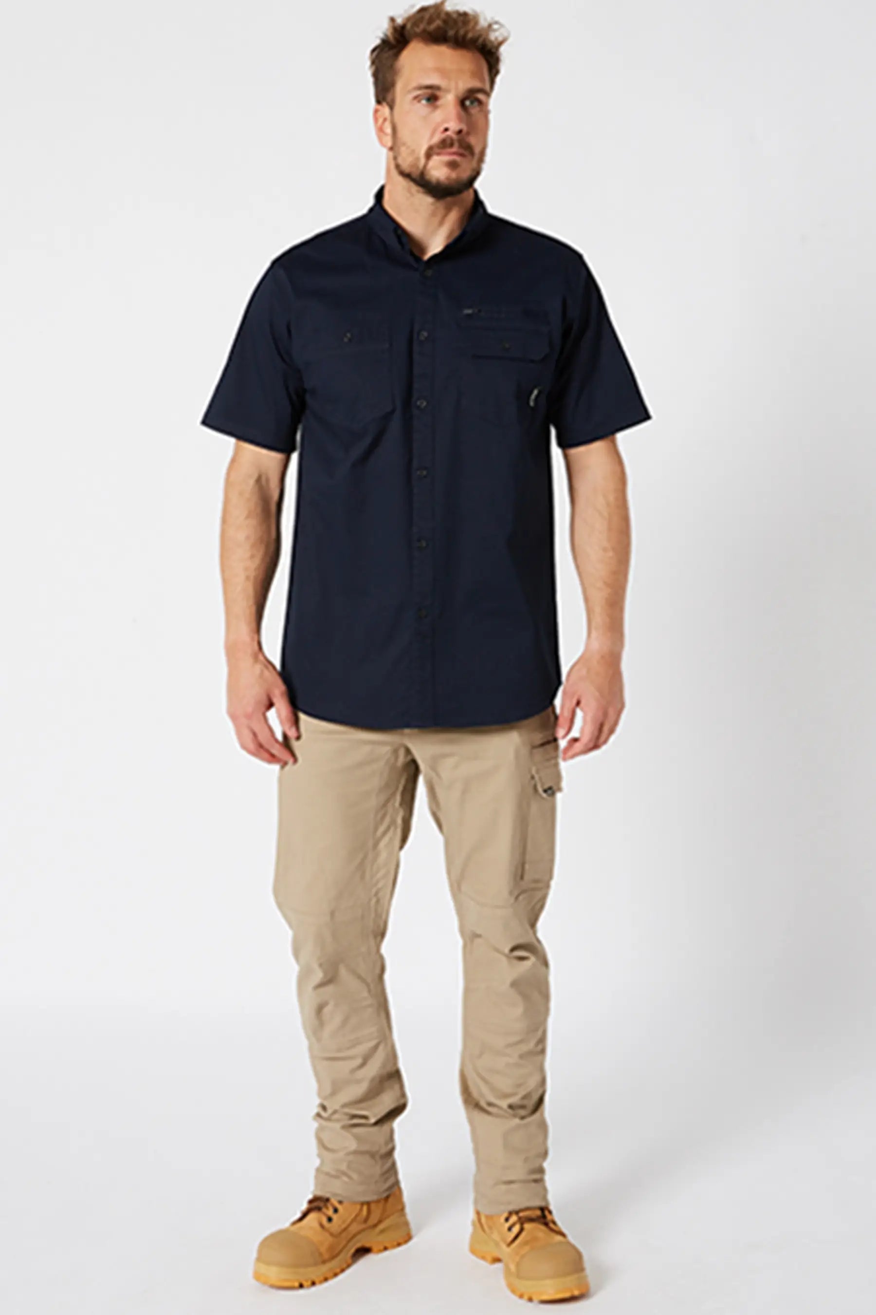 Jetpilot Fueled Short Sleeve Shirt - Navy - photo 3 — image 2