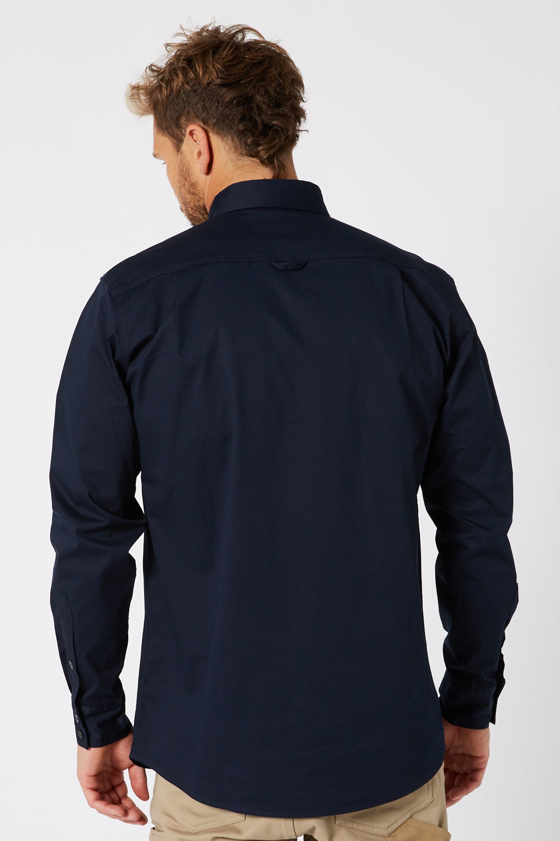 Fueled Mens Long Sleeve Shirt - Ink - photo 3 — view 03 (3)