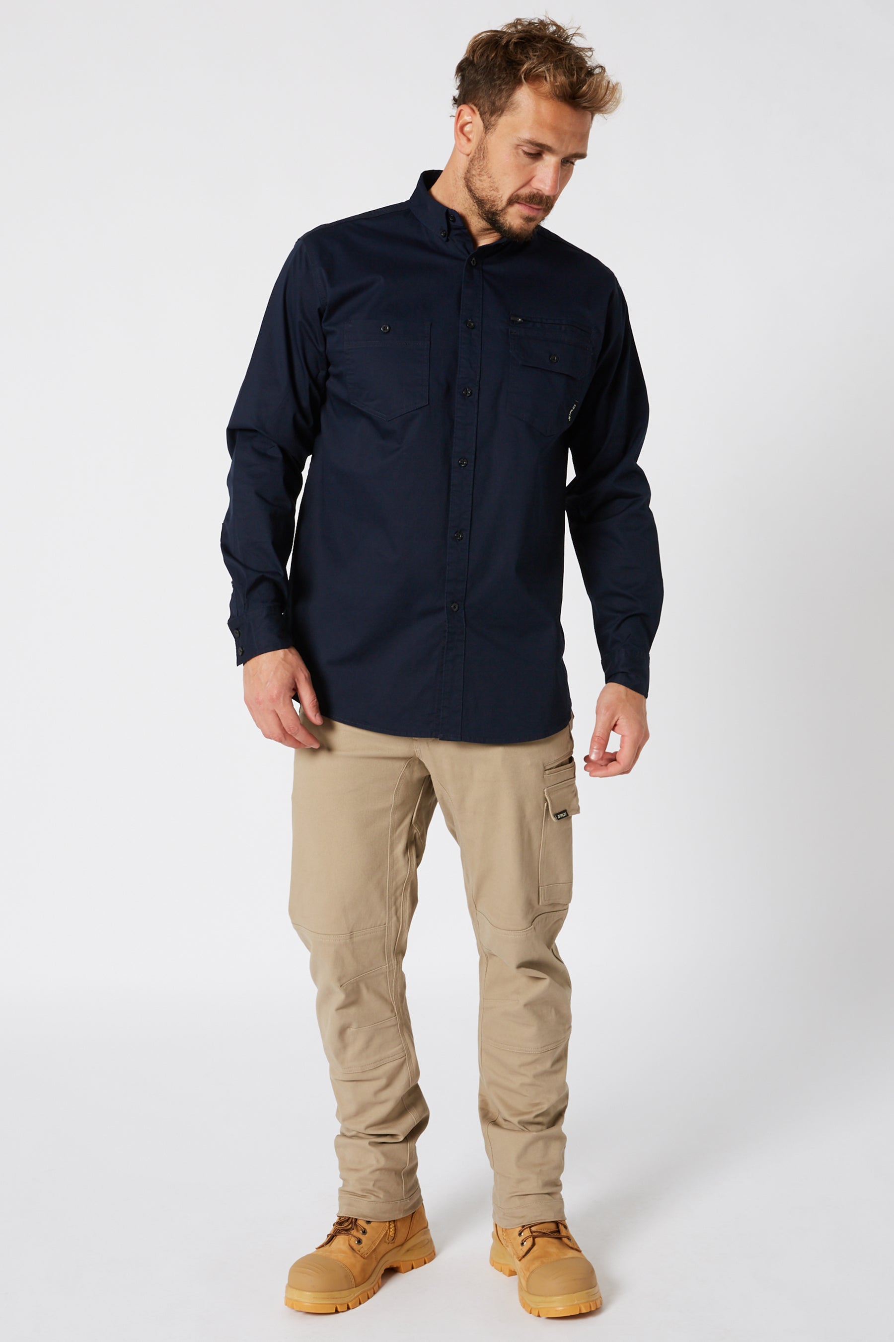 Fueled Mens Long Sleeve Shirt - Ink - photo 2 — view 05 (3)