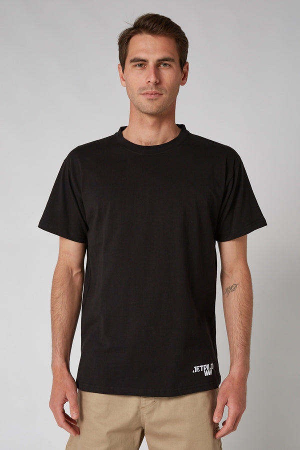 Jetpilot Fuel Low Hit Tee - Black — view 01 (3)