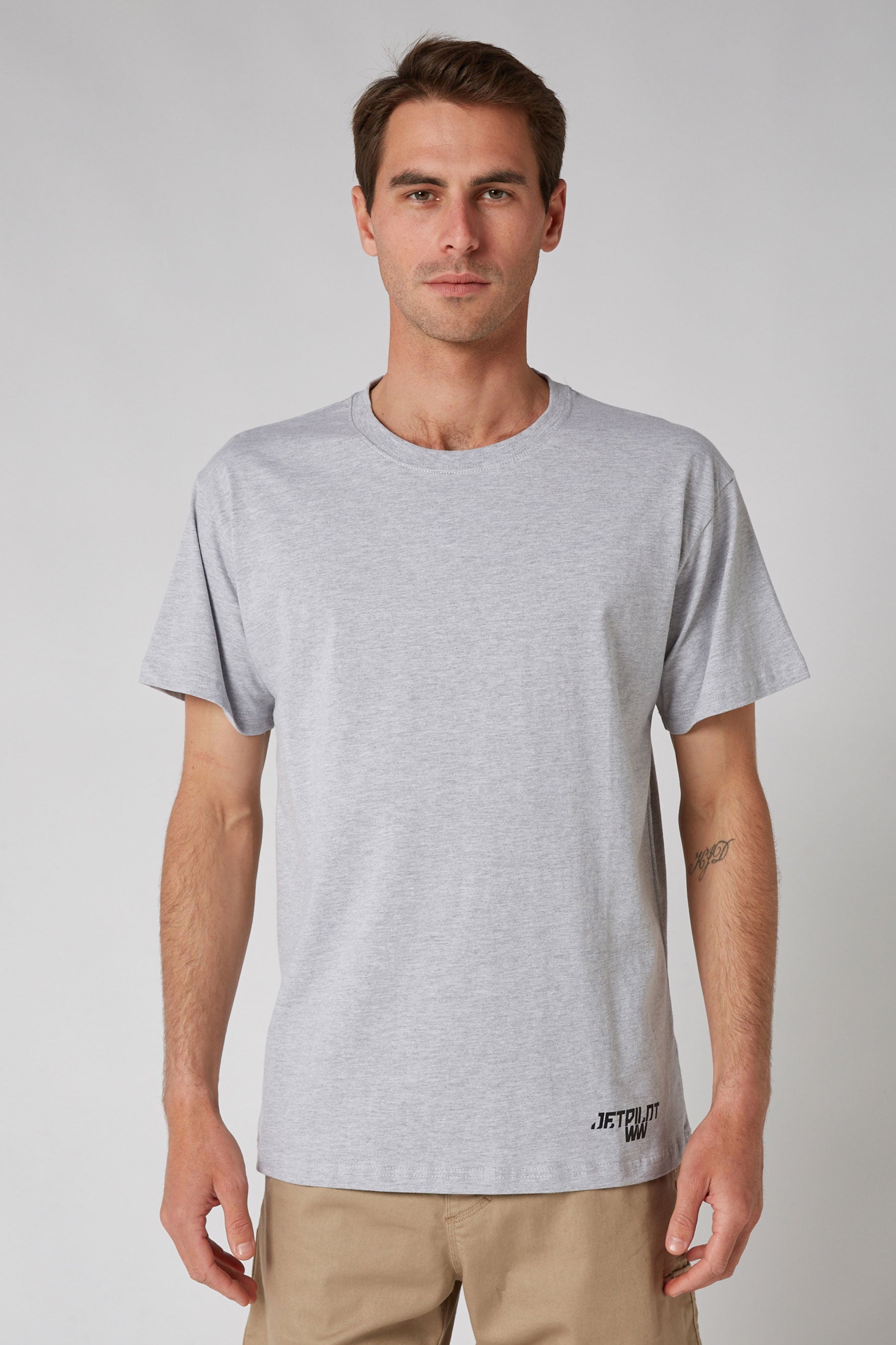 Jetpilot Fuel Low Hit Tee - Ice Marle — view 01 (3)