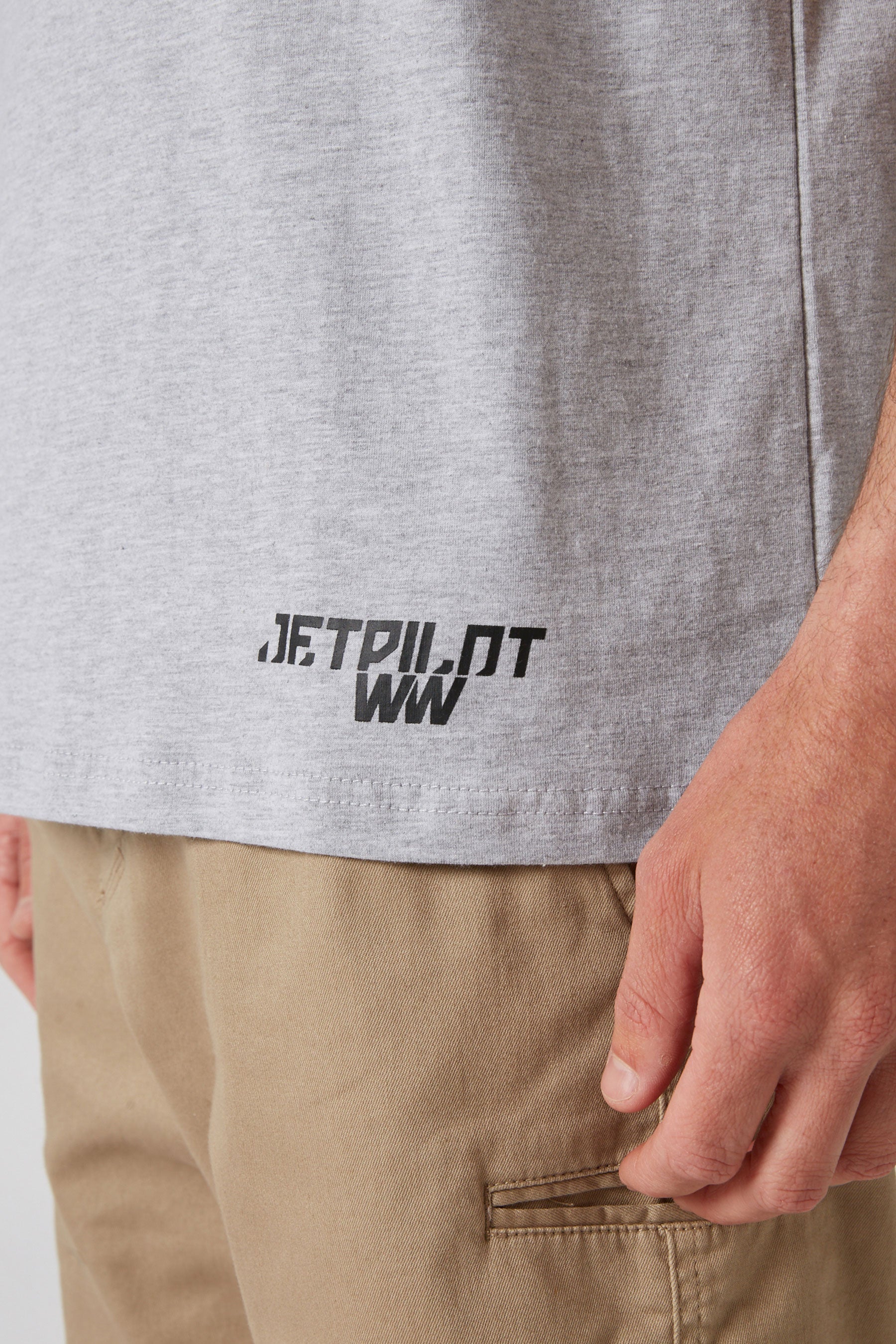 Jetpilot Fuel Low Hit Tee - Ice Marle - photo 4 — view 04 (3)