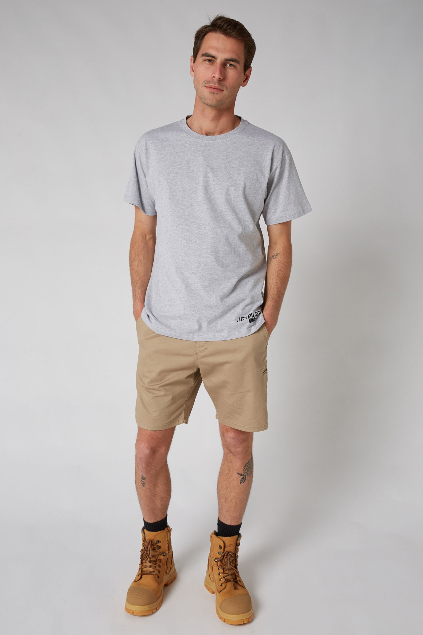 Jetpilot Fuel Low Hit Tee - Ice Marle - photo 5 — view 05 (3)