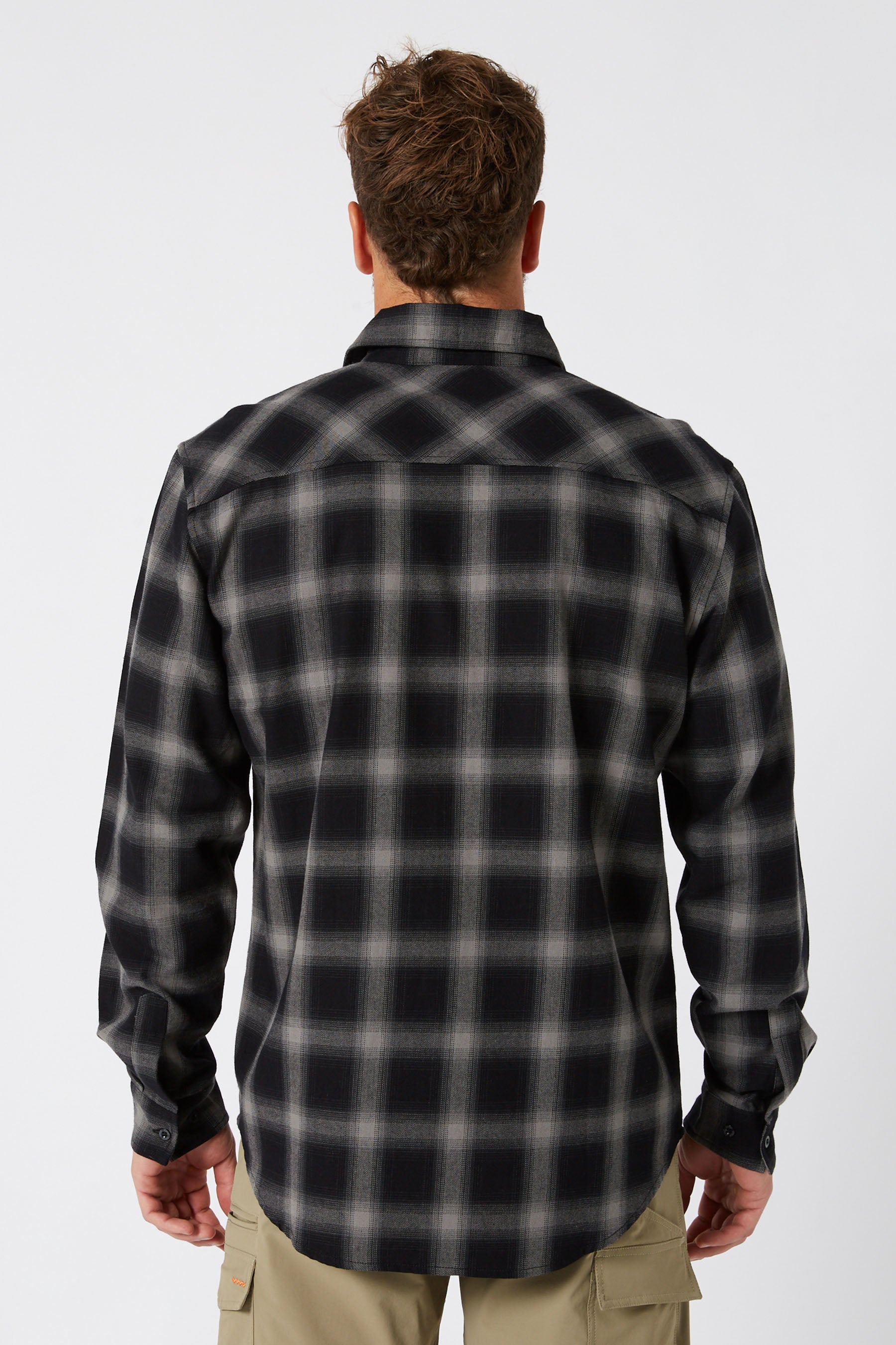 Jetpilot Mens Flannel Shirt - Black