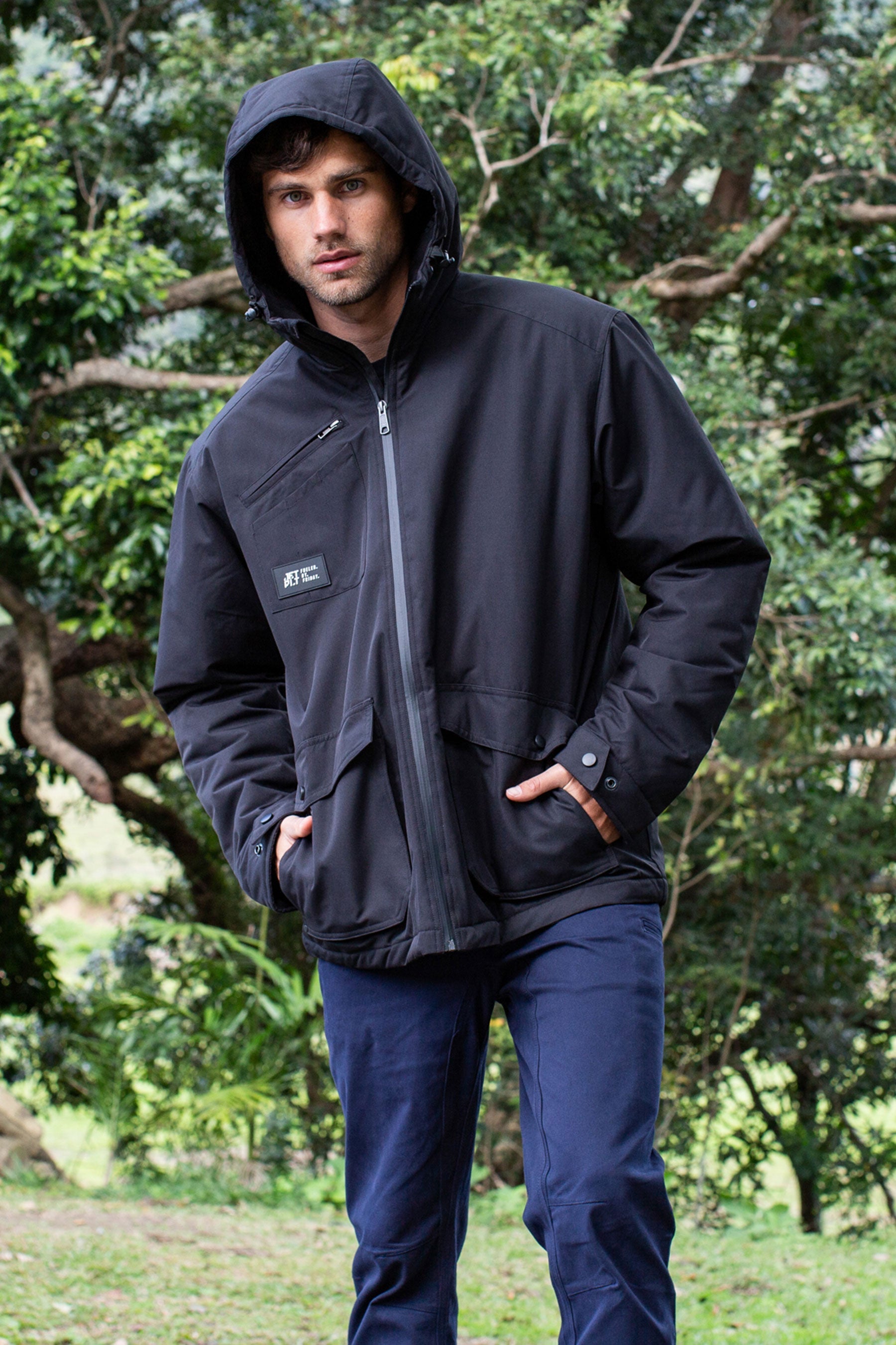 Jetpilot Onsite Pro Mens Jacket - Black — image 2