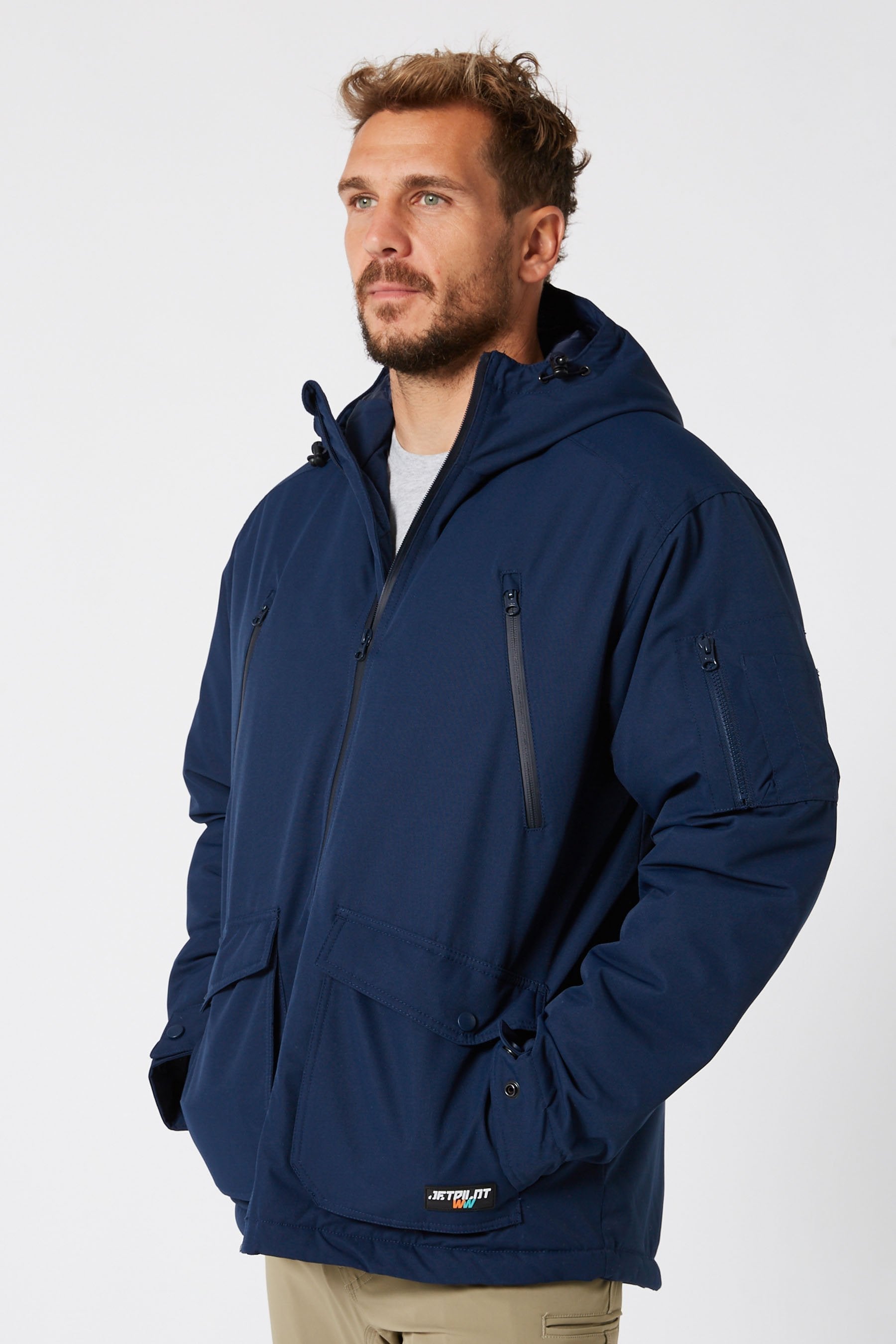 Jetpilot Mens Onsite Jacket - Navy