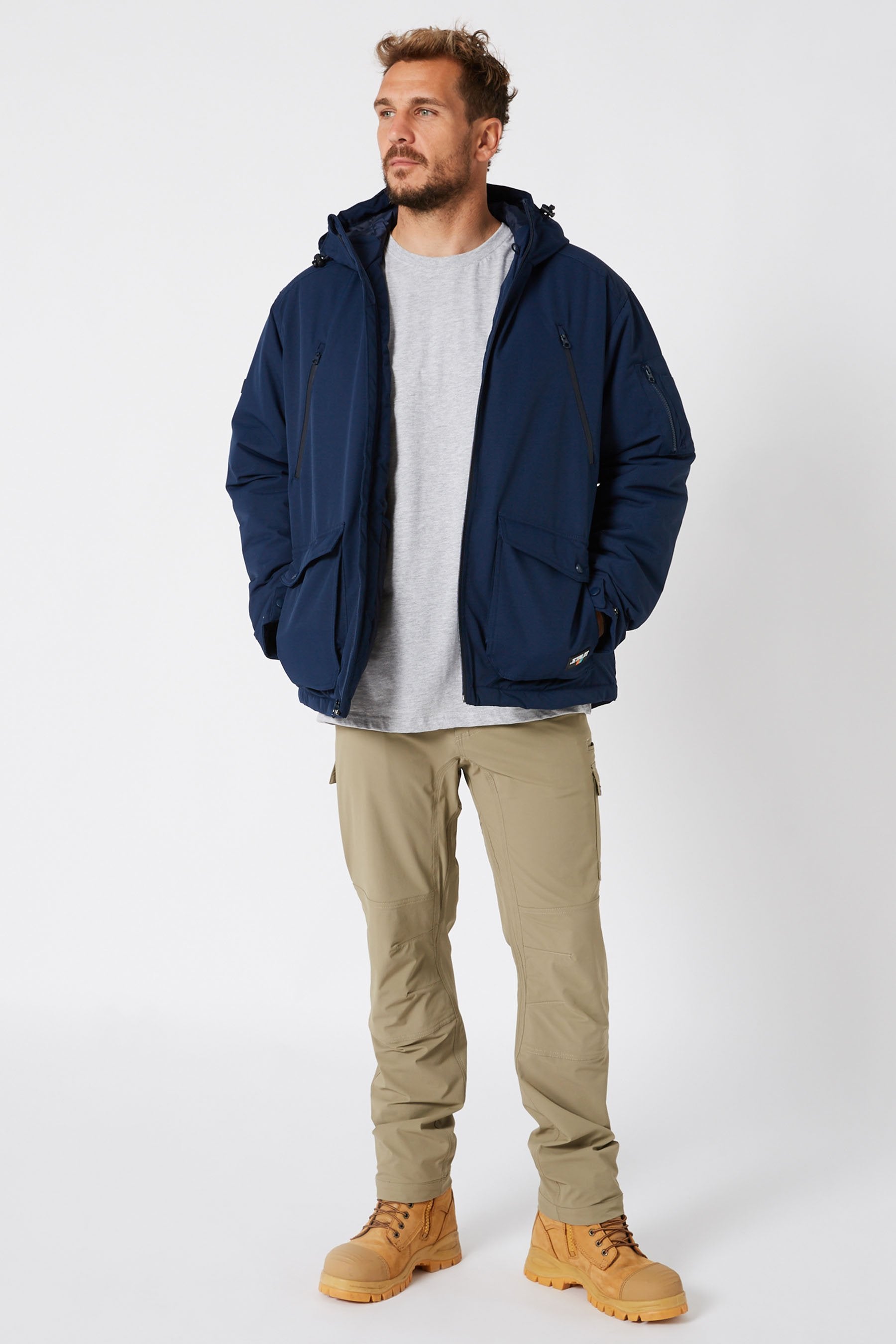 Jetpilot Mens Onsite Jacket - Navy