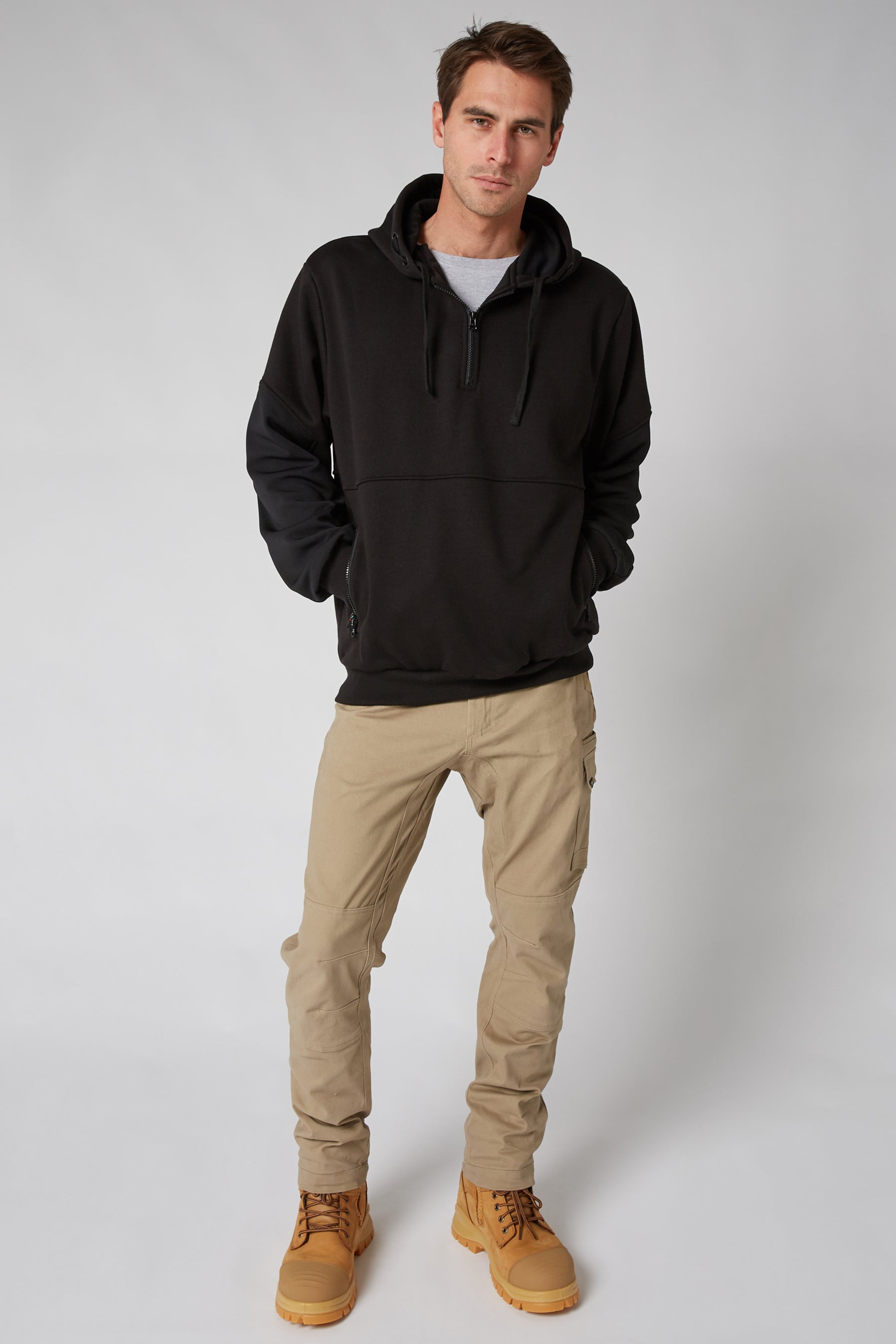 JP Leveled Mens 2.0 Pullover Hoodie - Black