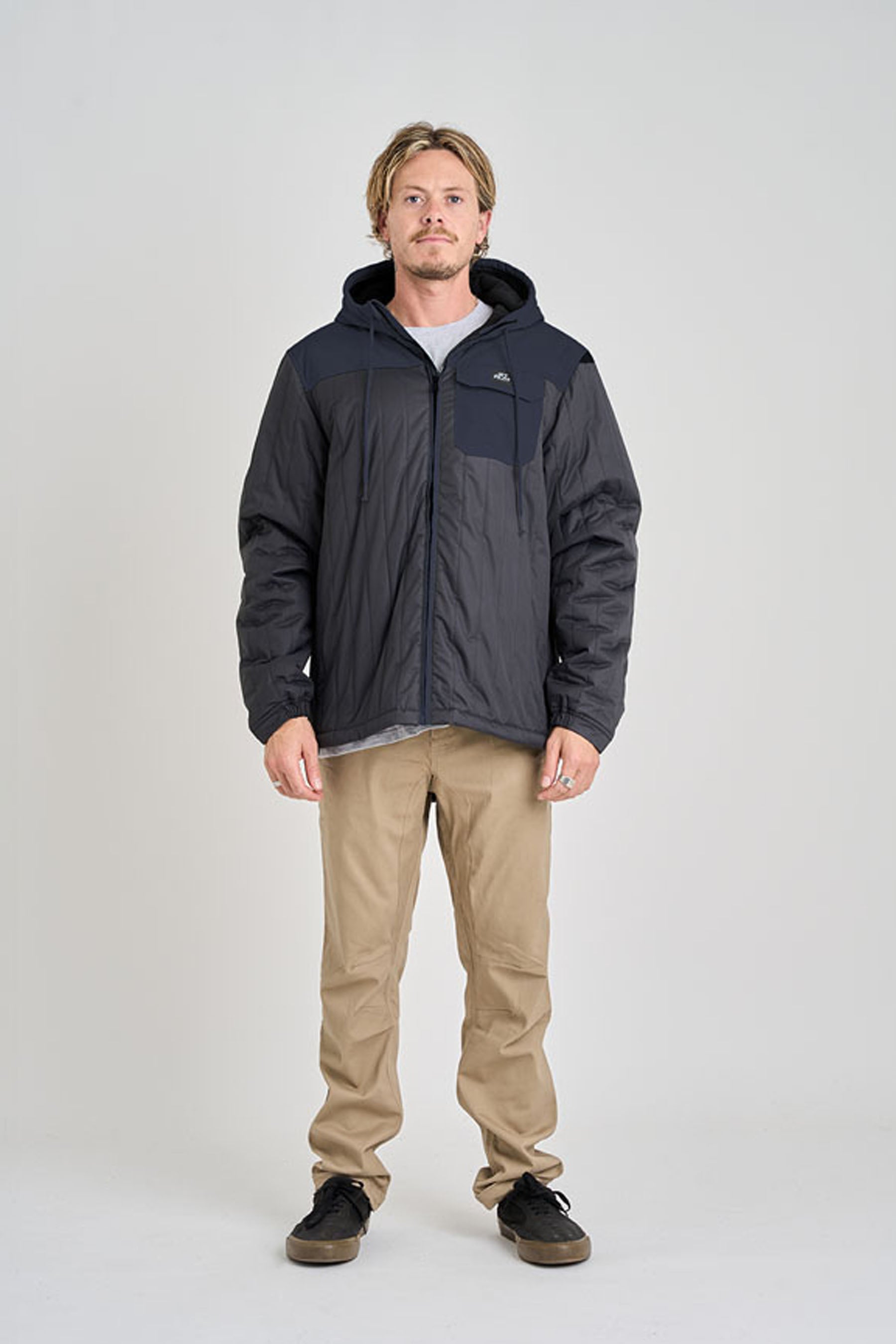 Jetpilot Fusion Ripstop Jacket - Charcoal 3 — image 2