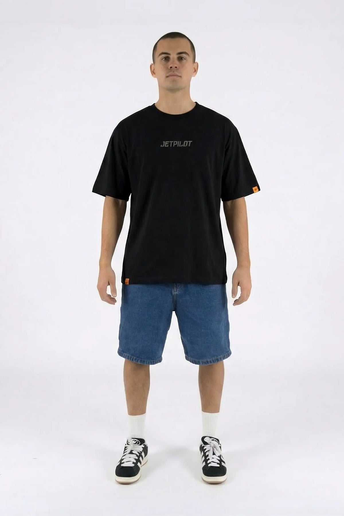 Jetpilot Corp Unisex Tee - Black