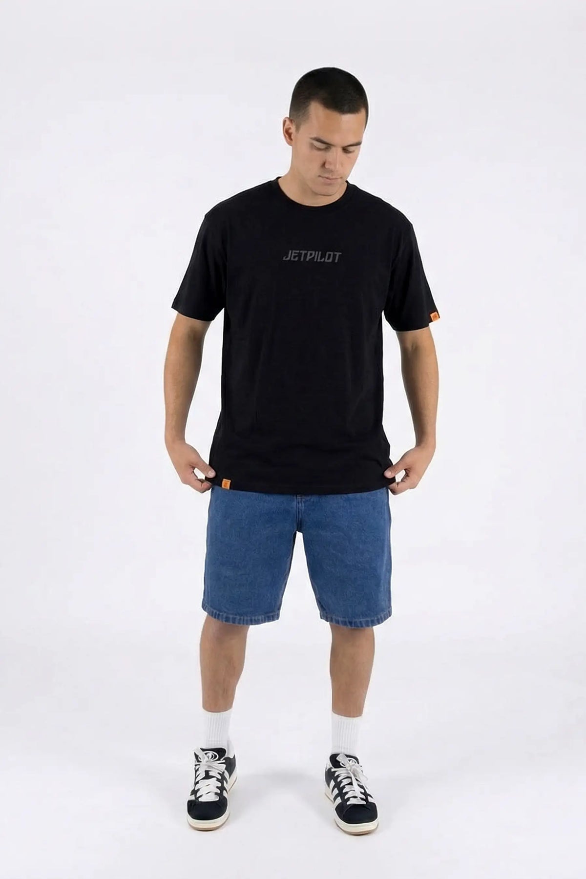 Jetpilot Corp Unisex Tee - Black