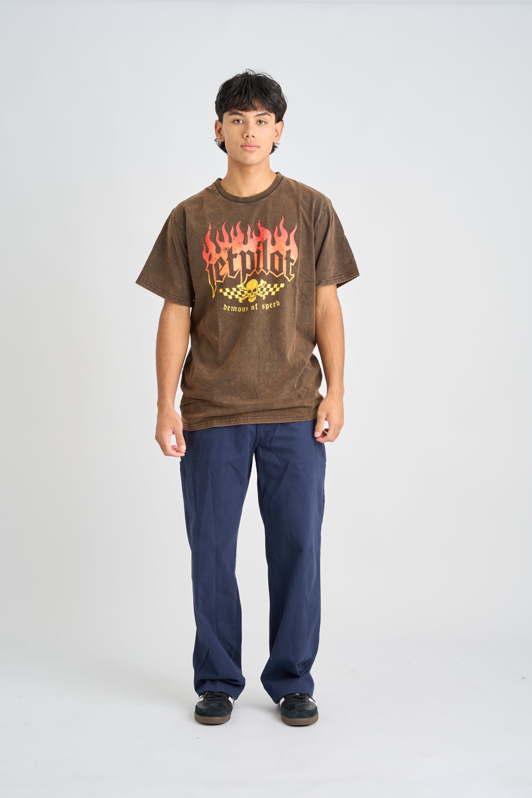 Jetpilot Live Fast Tee - Washed Black 2 — view 25 (3)