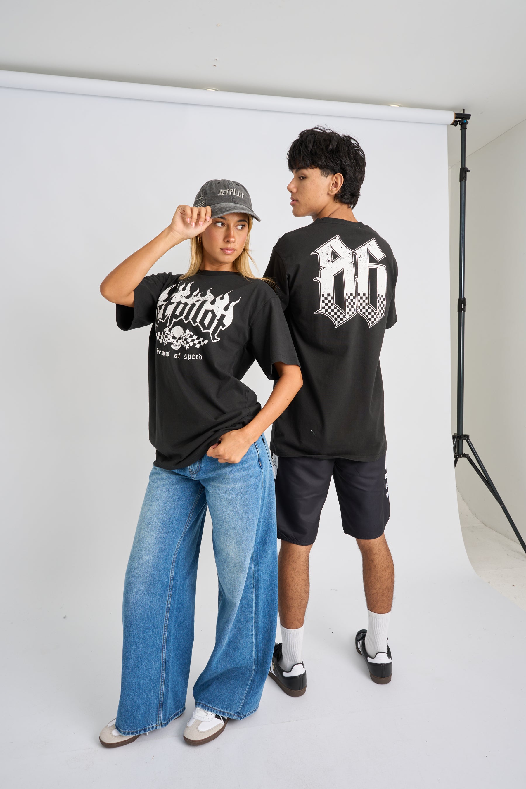 Jetpilot Live Fast Tee - Black 8 — view 25 (3)