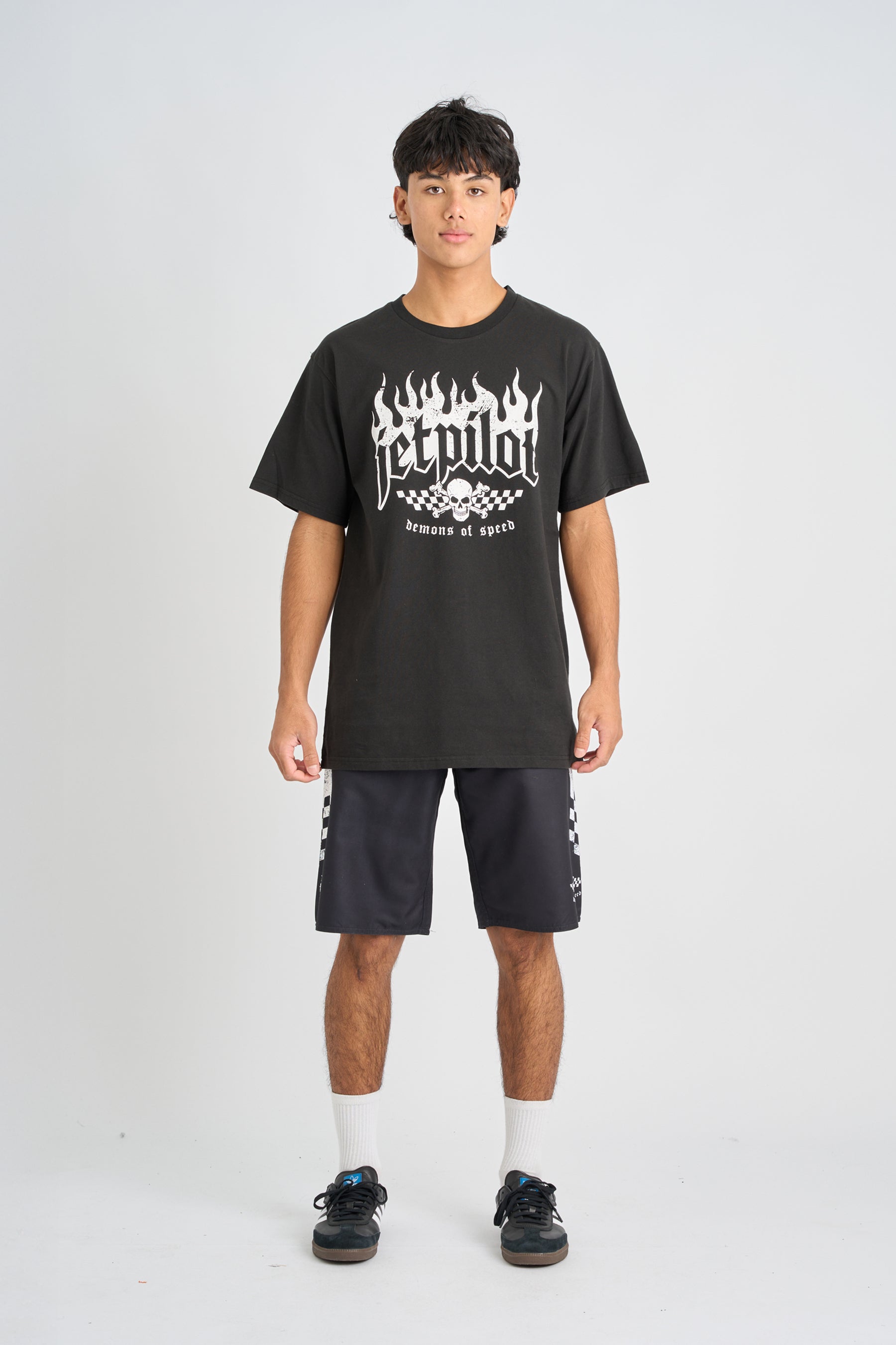 Jetpilot Live Fast Tee - Black 2 — view 25 (3)