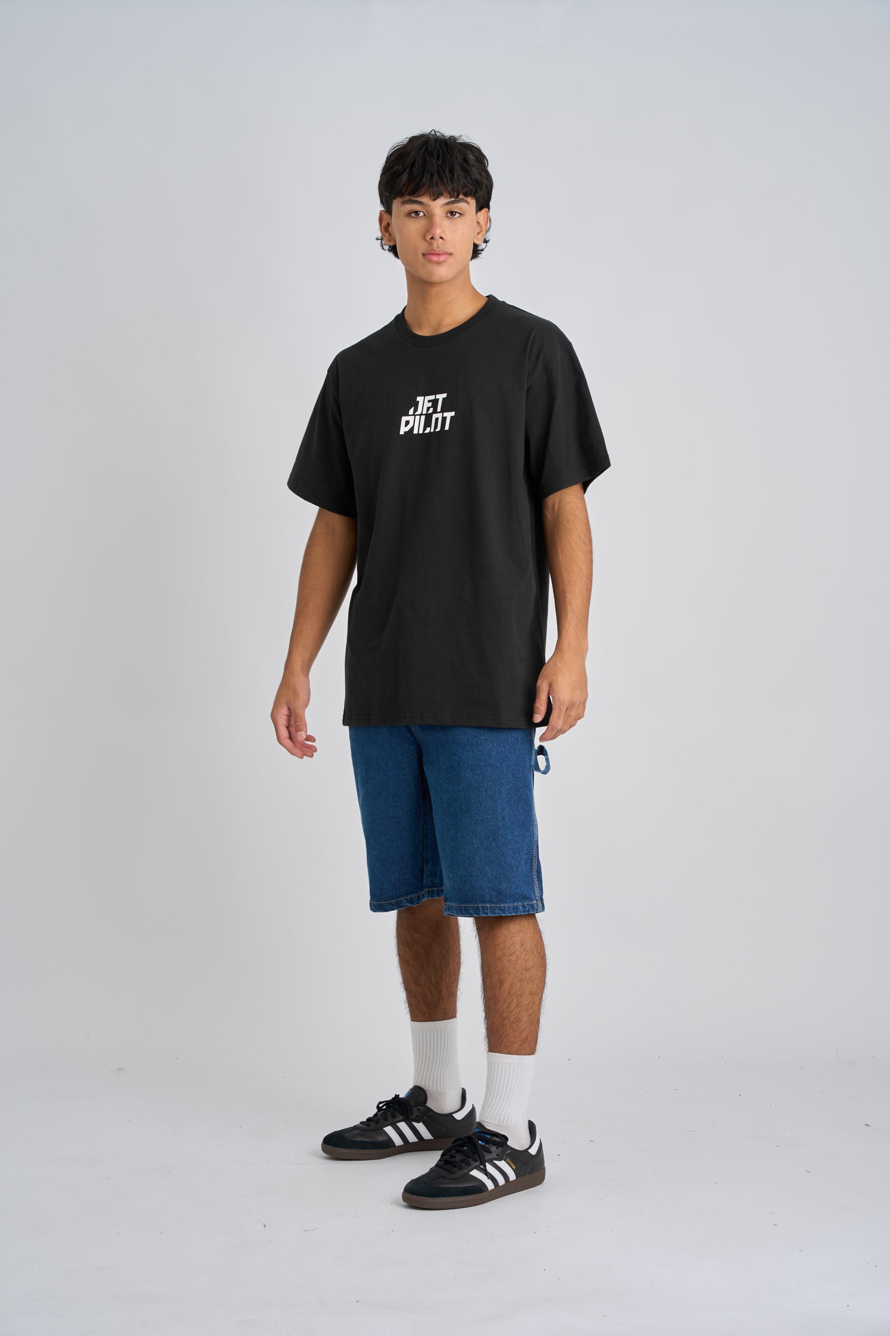 Jetpilot Corp Tee - Black 4 — view 25 (3)
