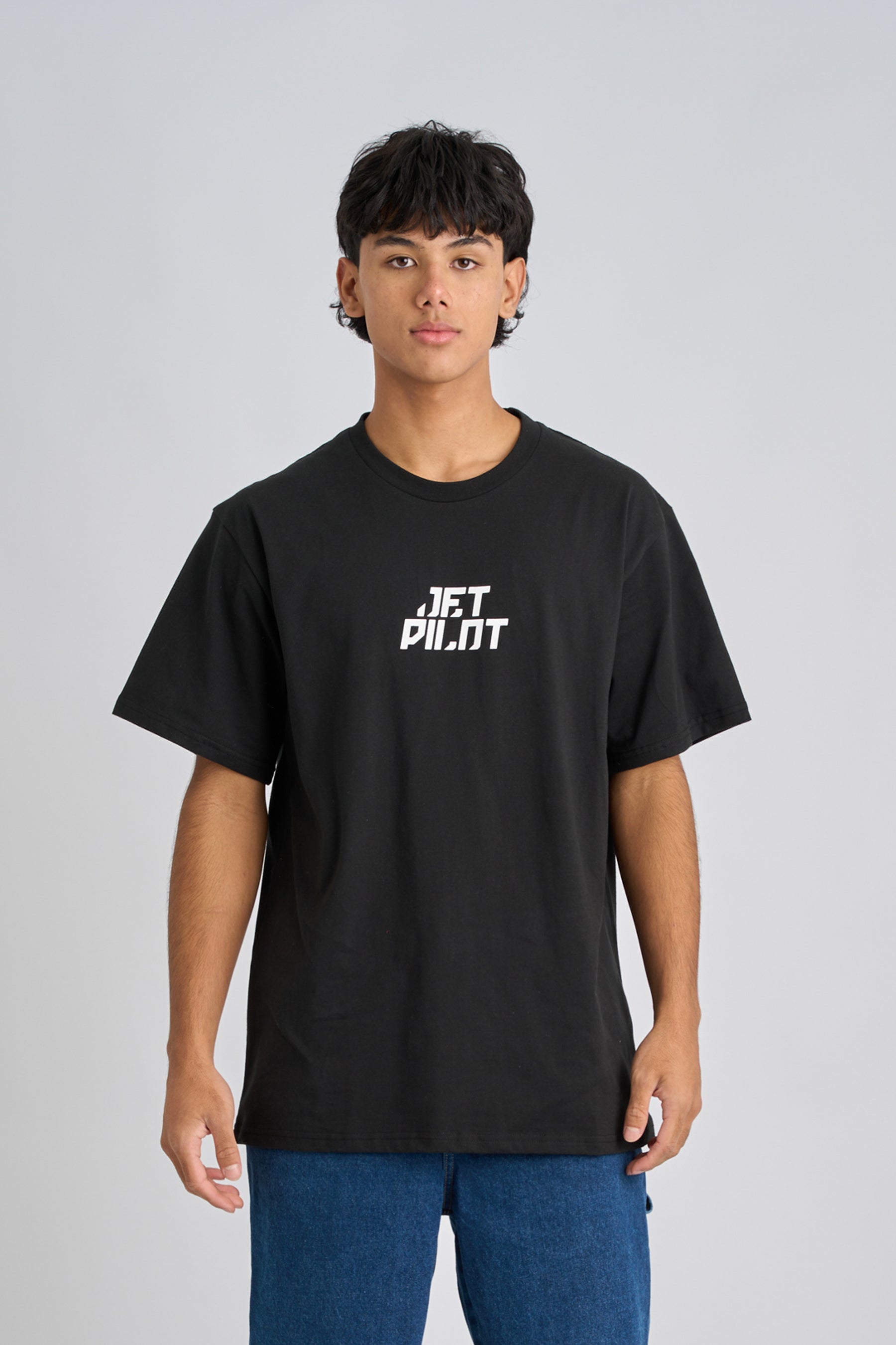 Jetpilot Corp Tee - Black — view 25 (3)