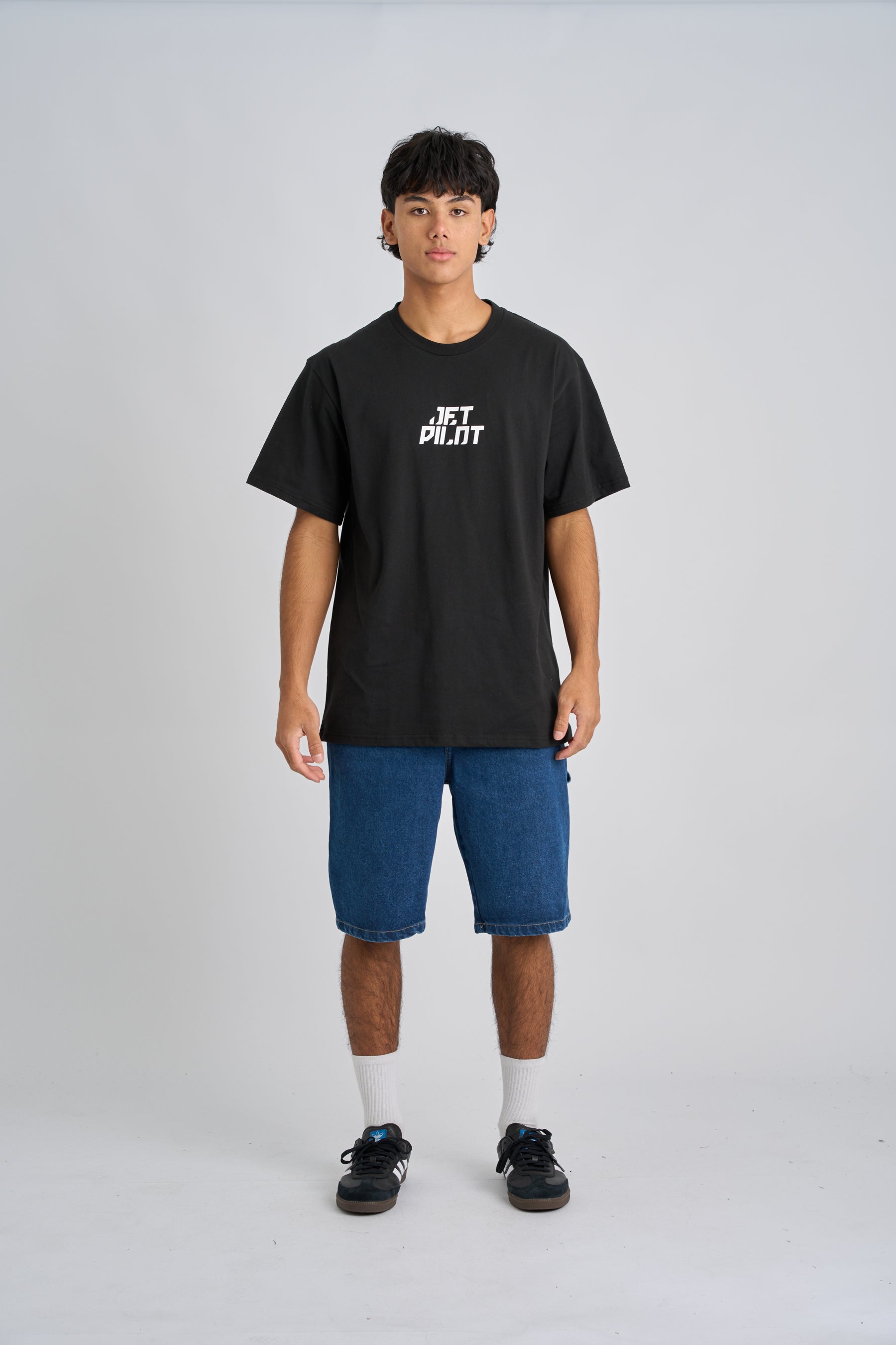 Jetpilot Corp Tee - Black 2 — view 25 (3)