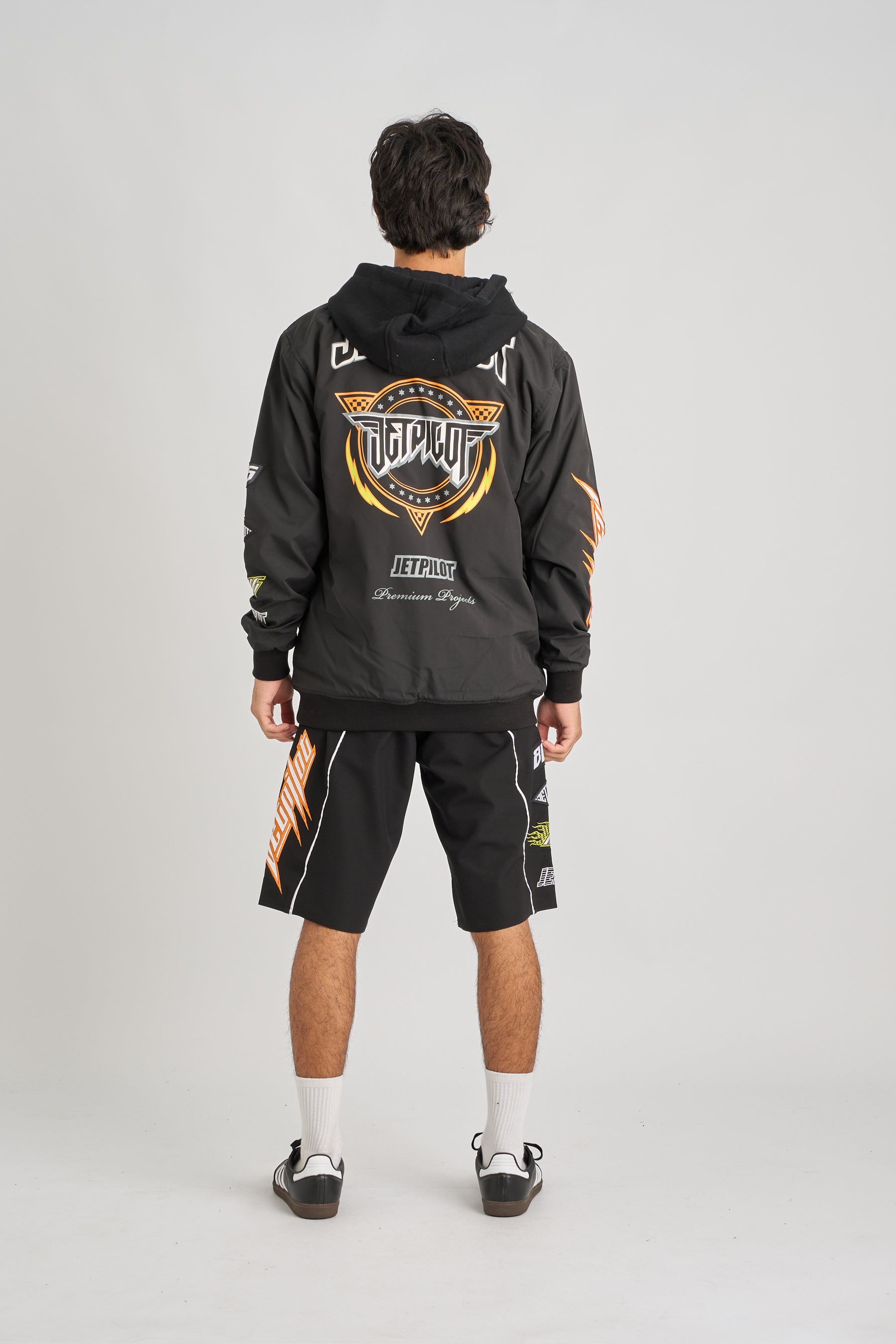 Jetpilot Track Day Jacket - Black 6
