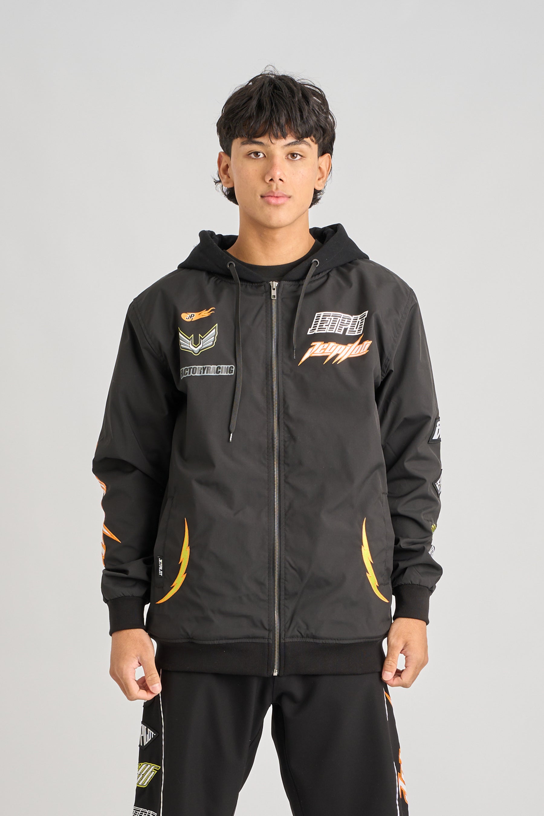 Jetpilot Track Day Jacket - Black