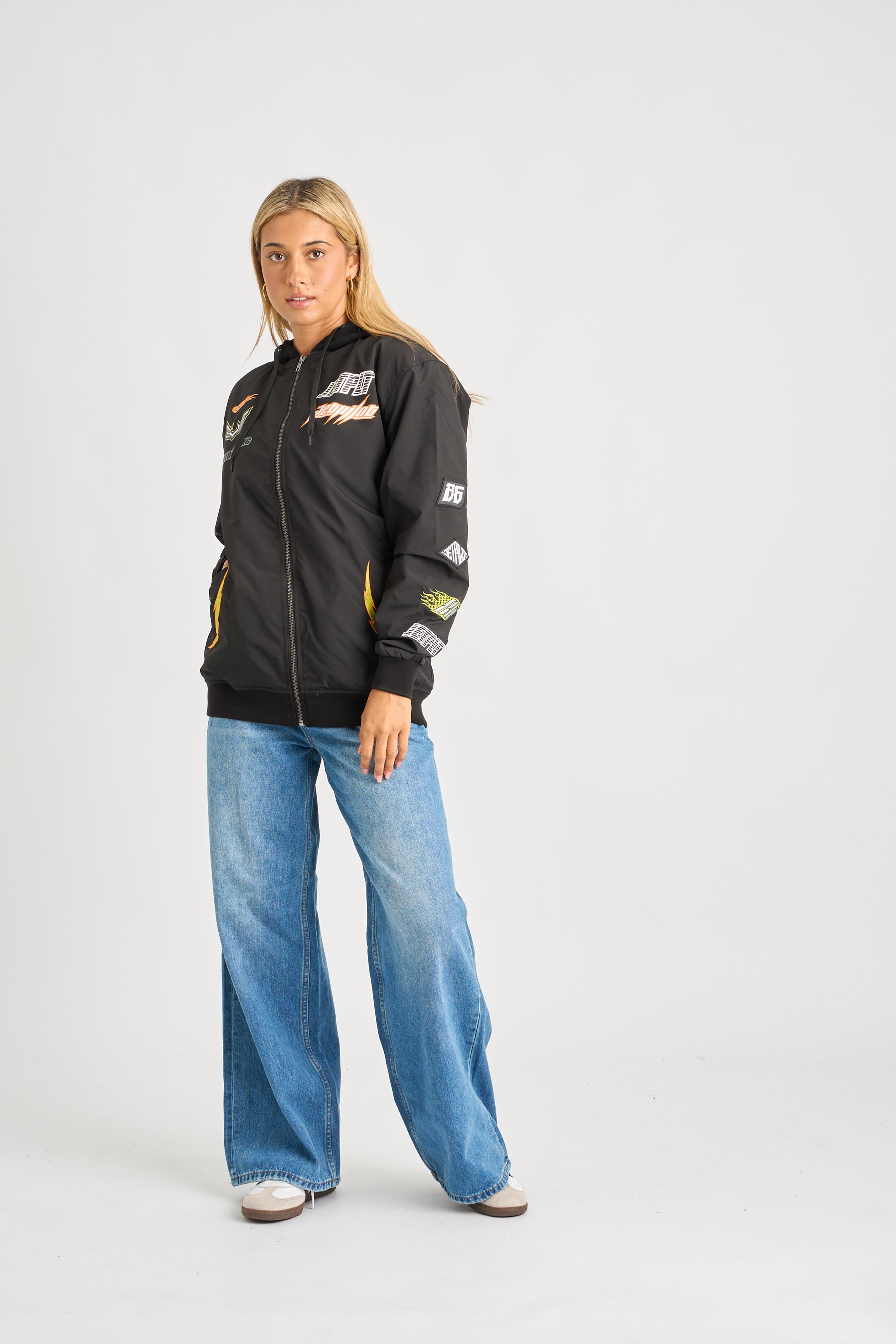 Jetpilot Track Day Jacket - Black7