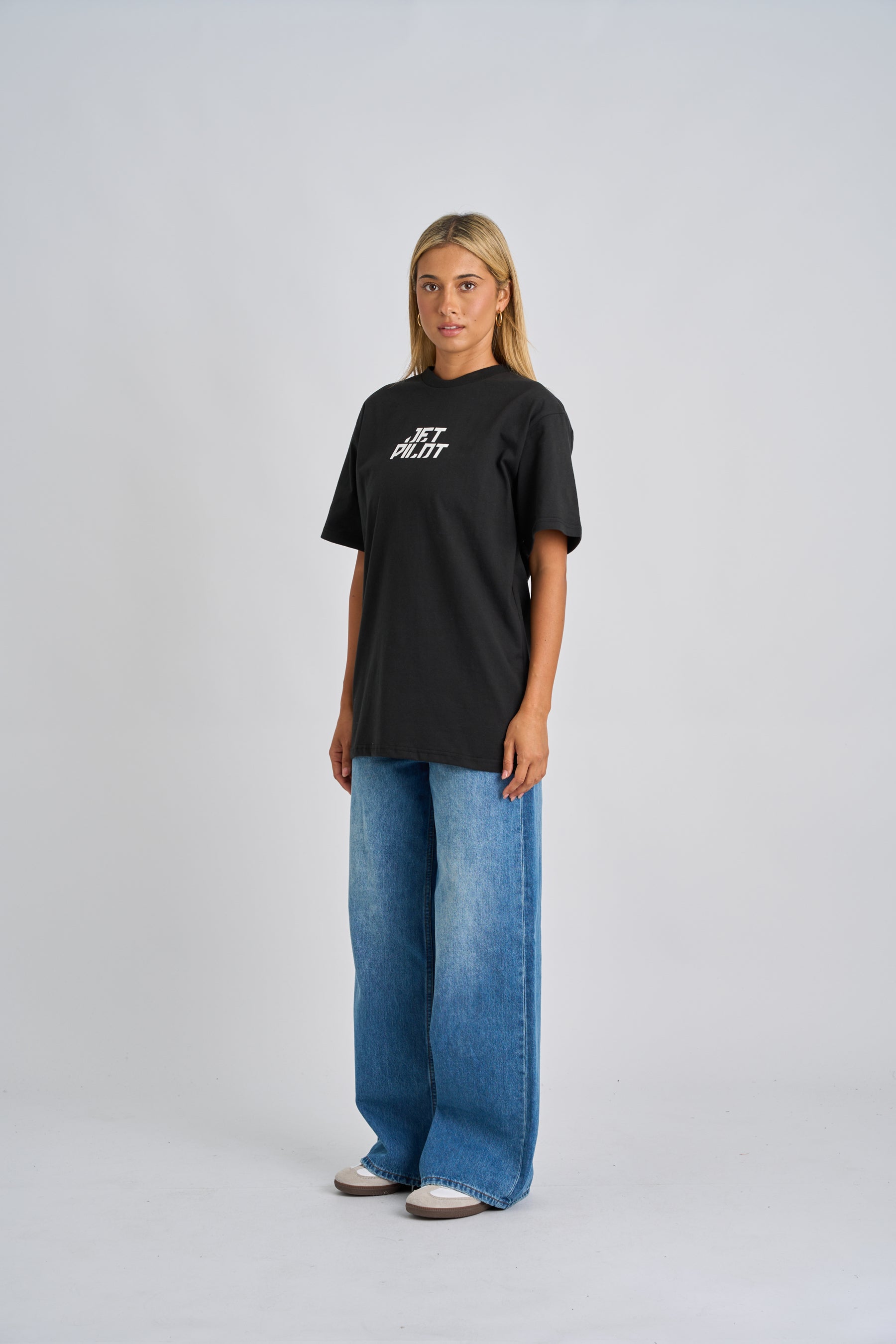 Jetpilot Corp Tee - Black 6 — view 25 (3)
