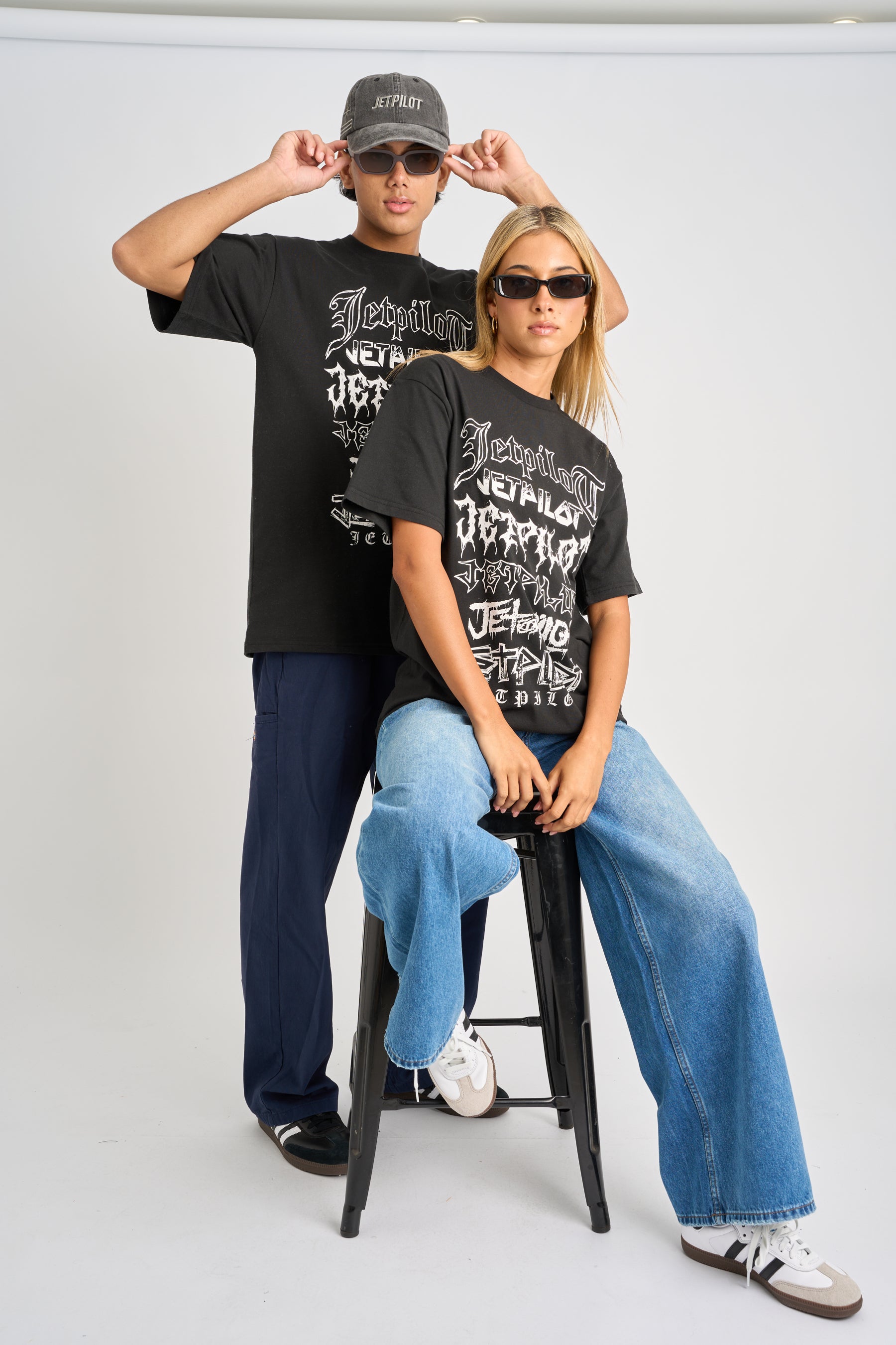 Jetpilot Heavy Tee - Black 8 — view 25 (3)