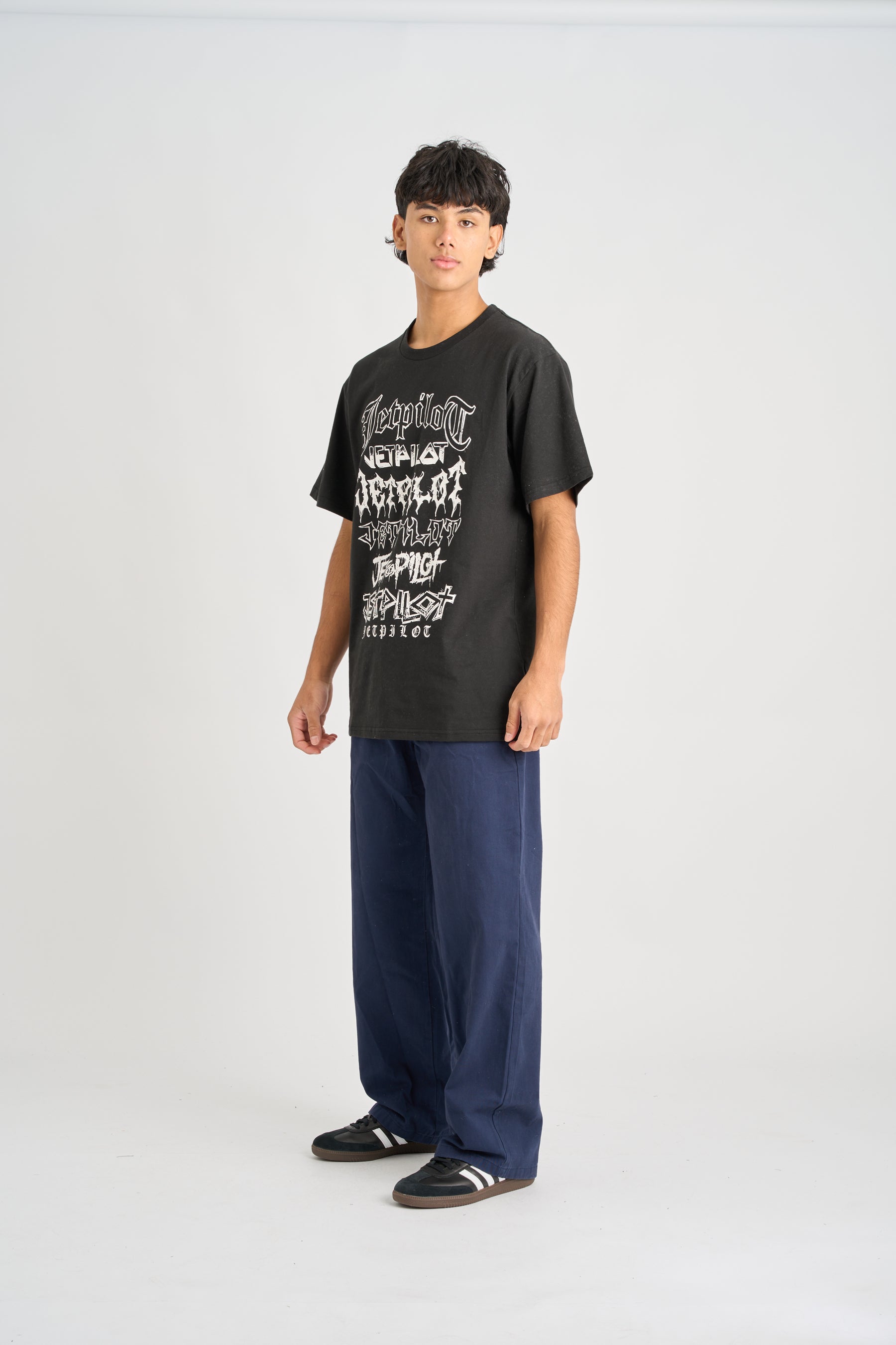 Jetpilot Heavy Tee - Black 4 — view 25 (3)