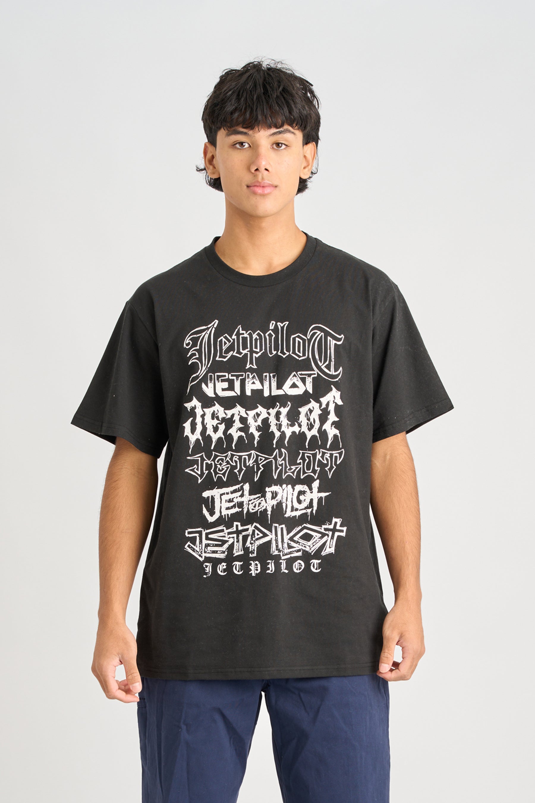 Jetpilot Heavy Tee - Black — view 25 (3)