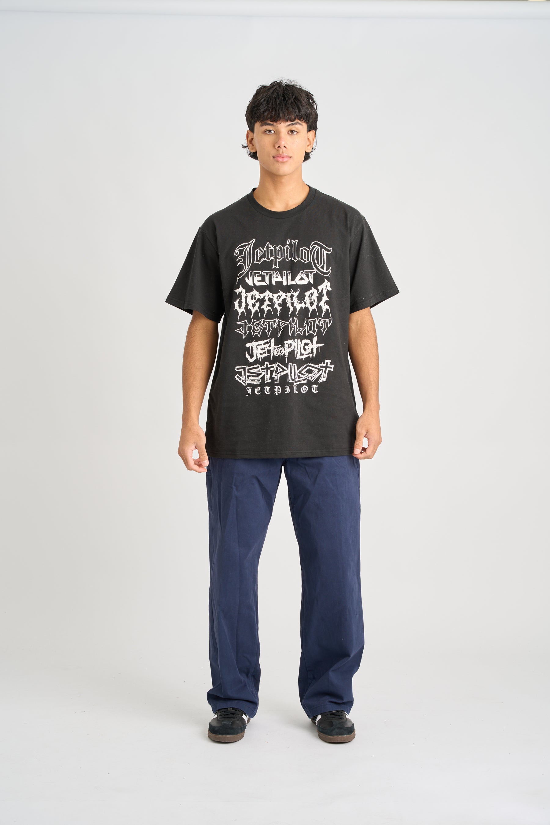 Jetpilot Heavy Tee - Black 2 — view 25 (3)