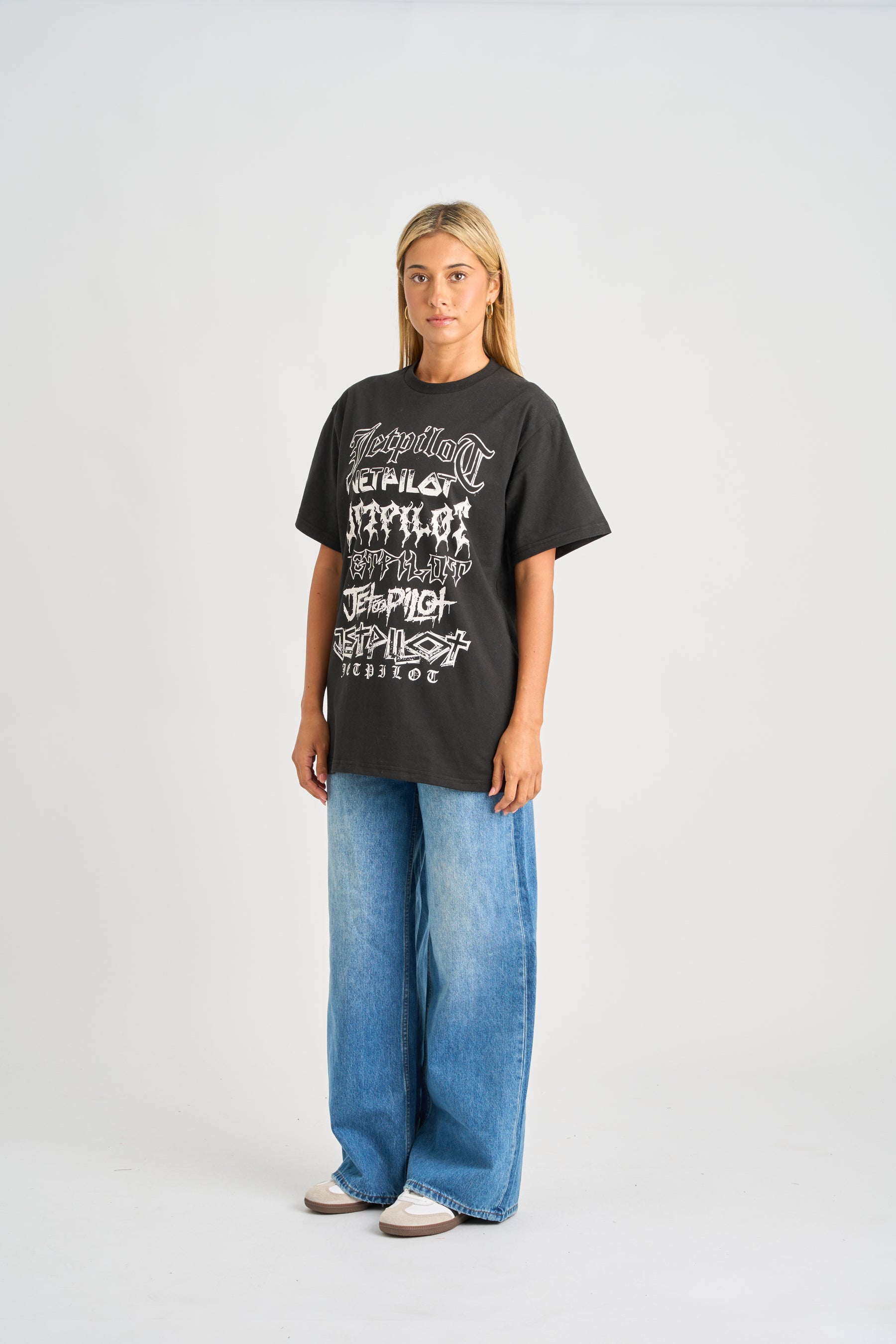Jetpilot Heavy Tee - Black 6 — view 25 (3)
