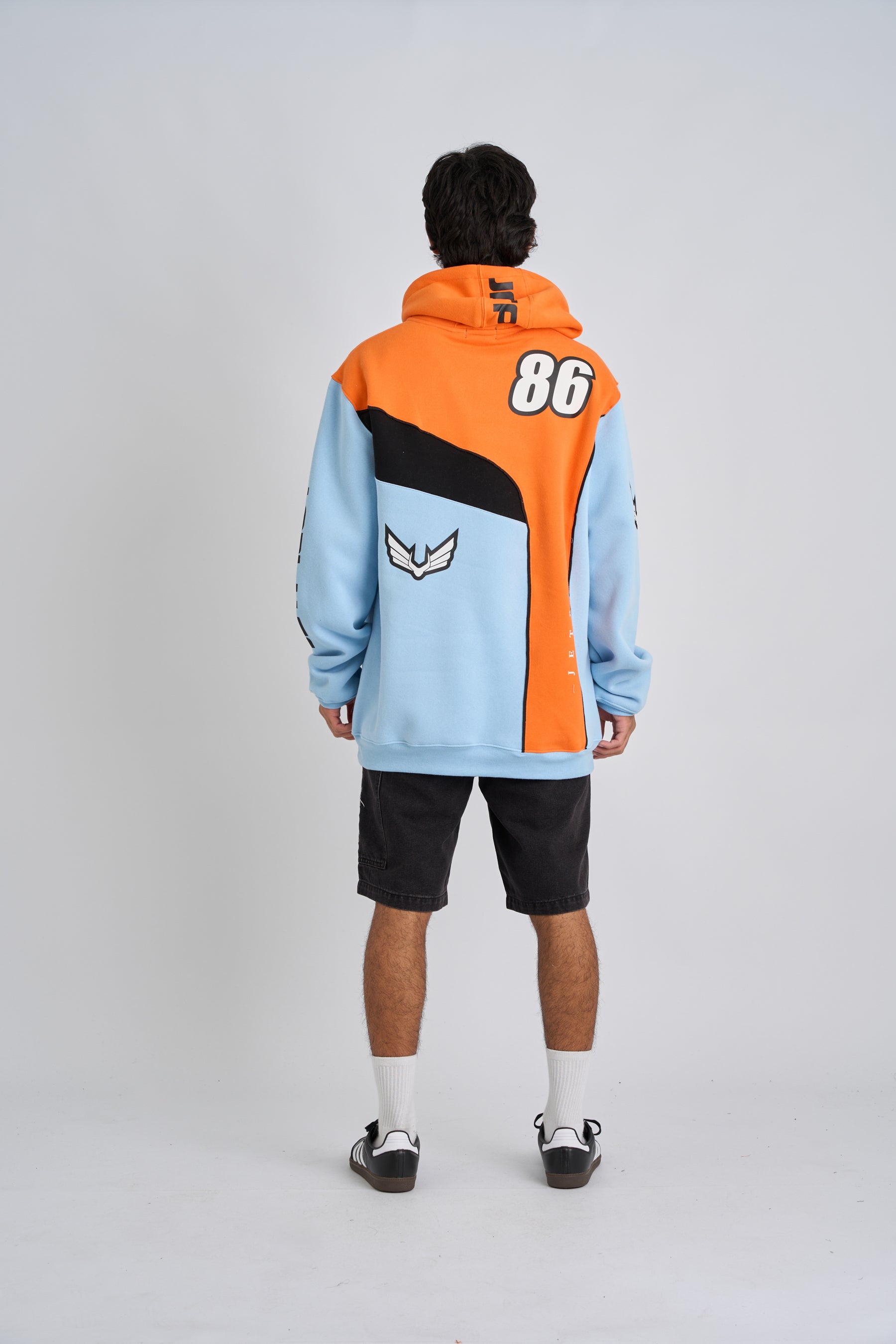Jetpilot Squadron Pullover Hoodie - Blue 4