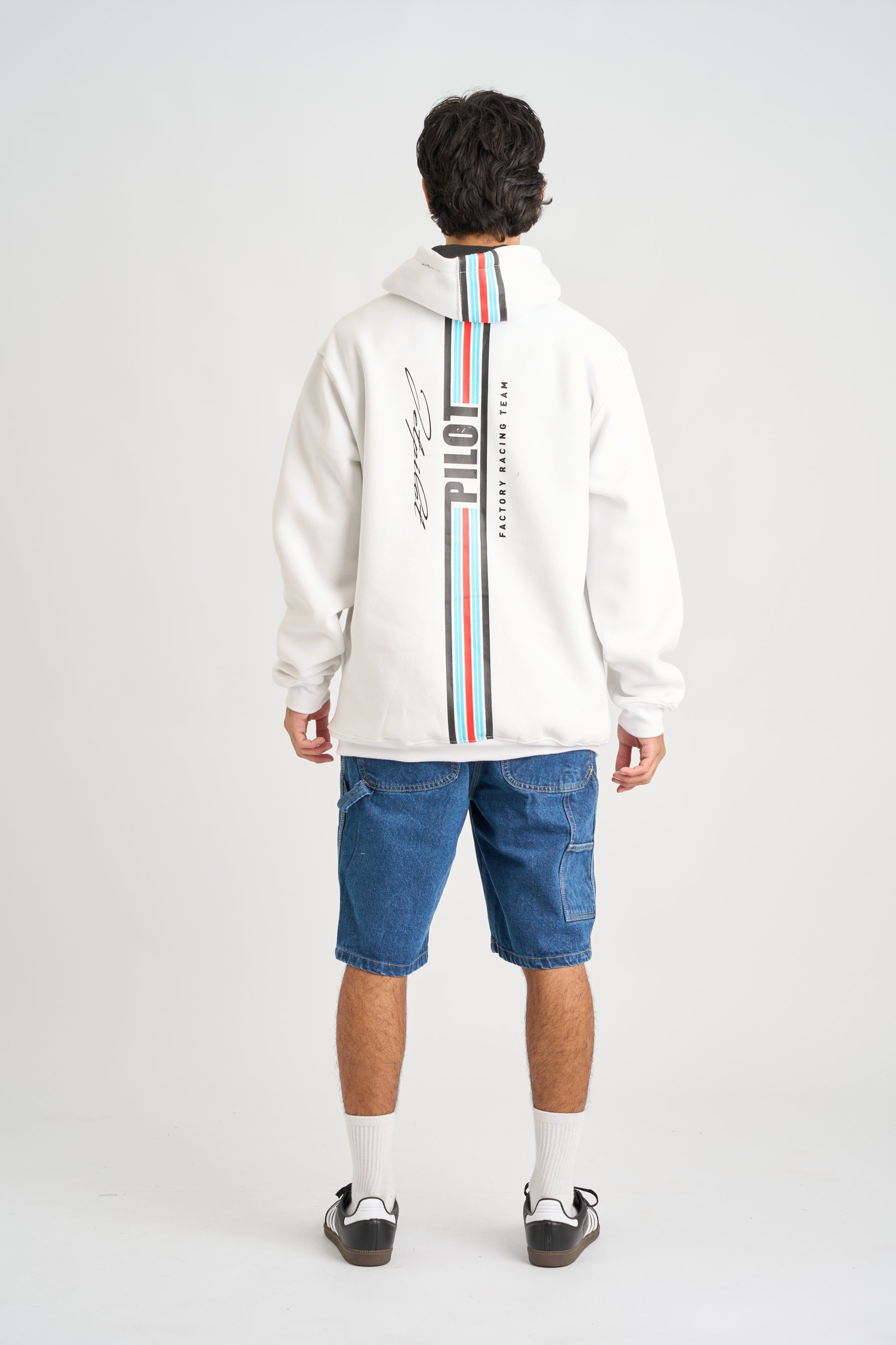 Jetpilot Factory Racing Pullover Hoodie - White 5 — view 25 (3)
