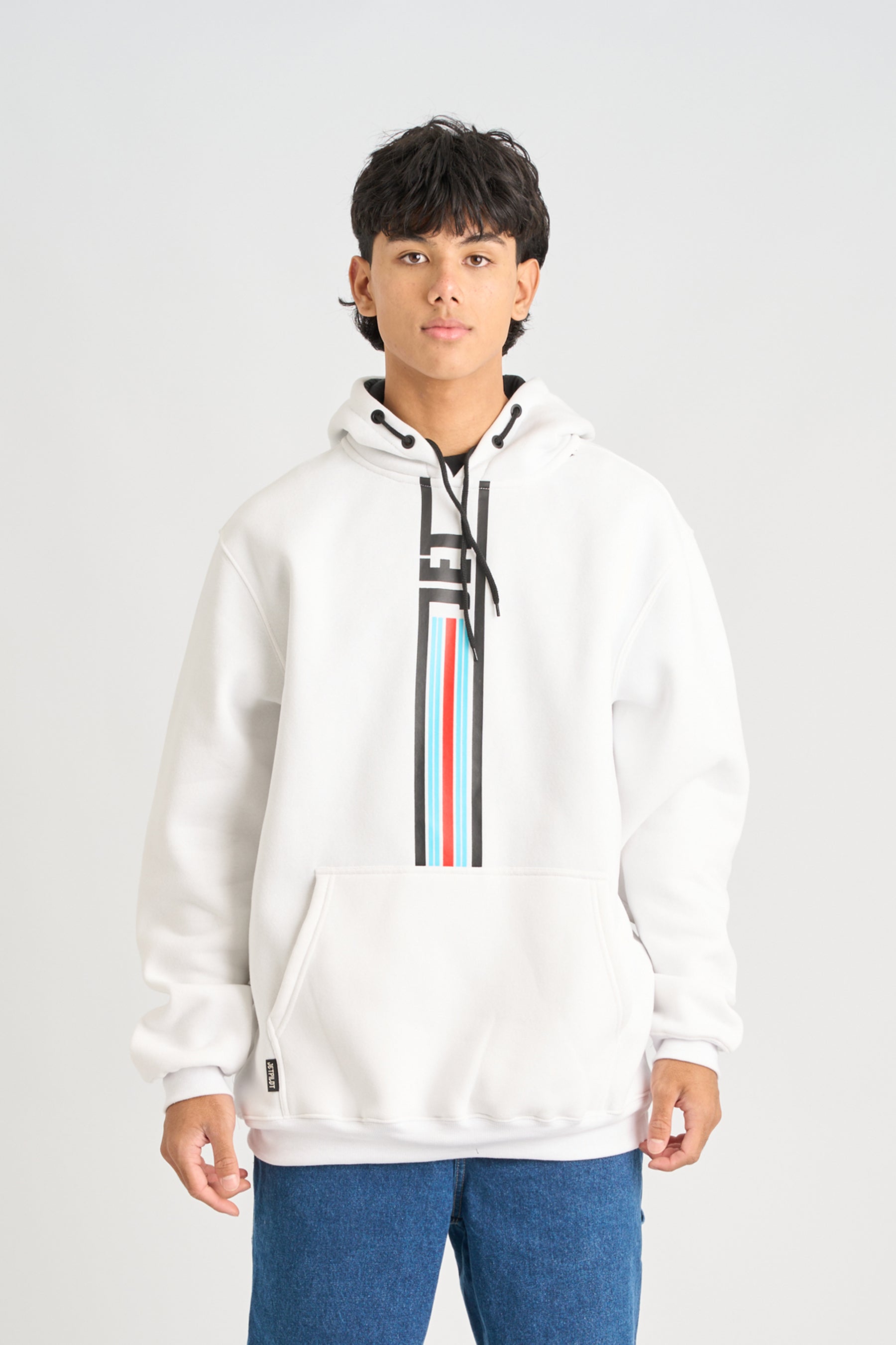 Jetpilot Factory Racing Pullover Hoodie - White — view 25 (3)