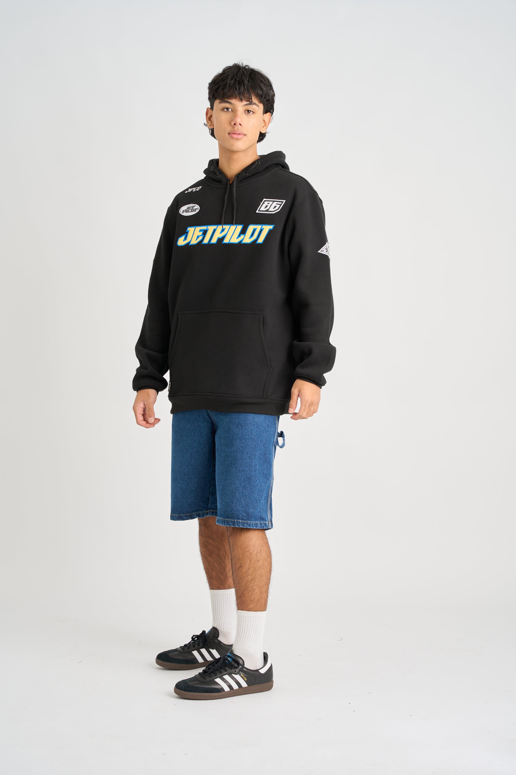 Jetpilot Striker Pullover Hoodie - Black 4