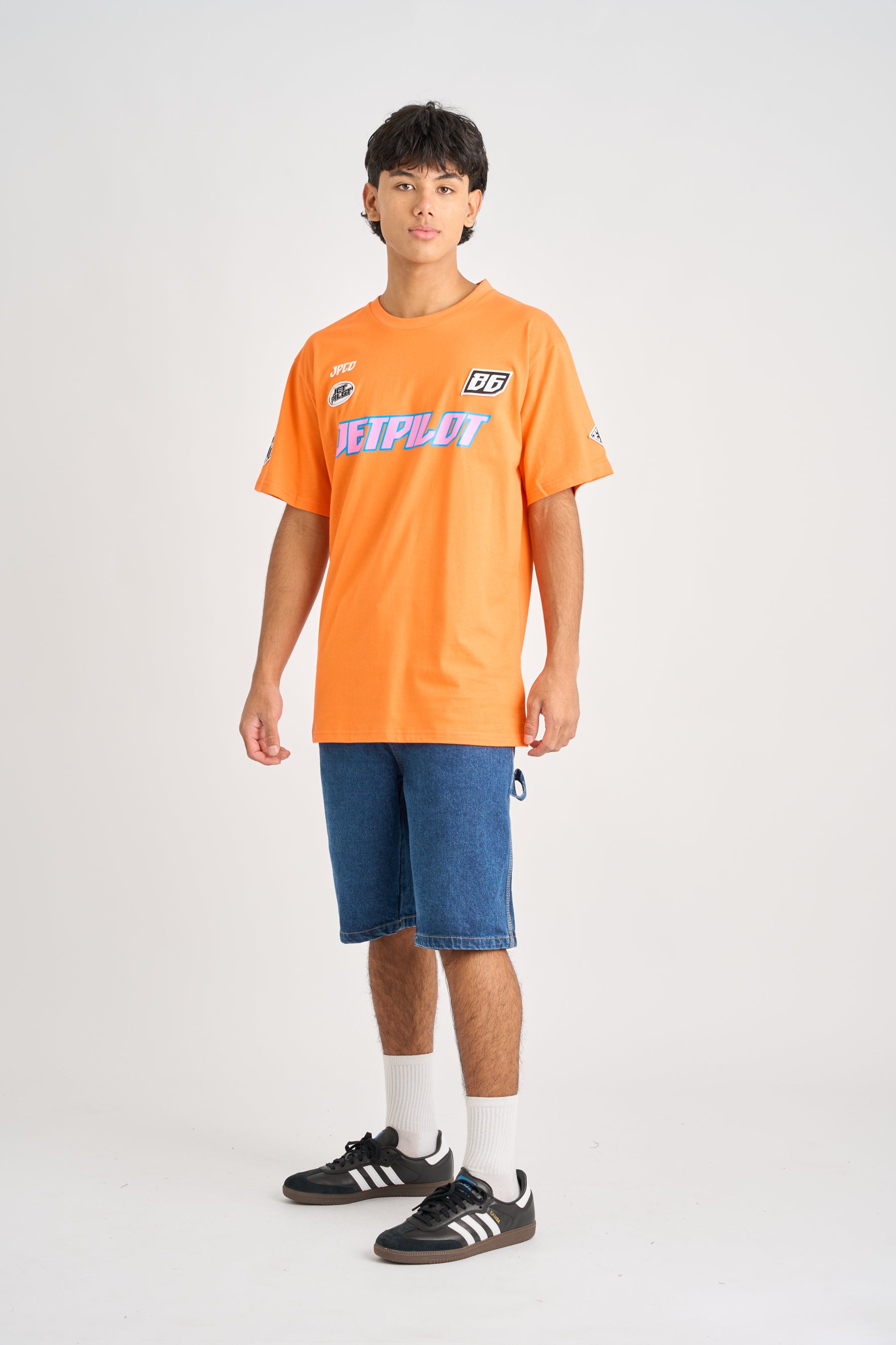 Jetpilot Striker Tee - Orange 4