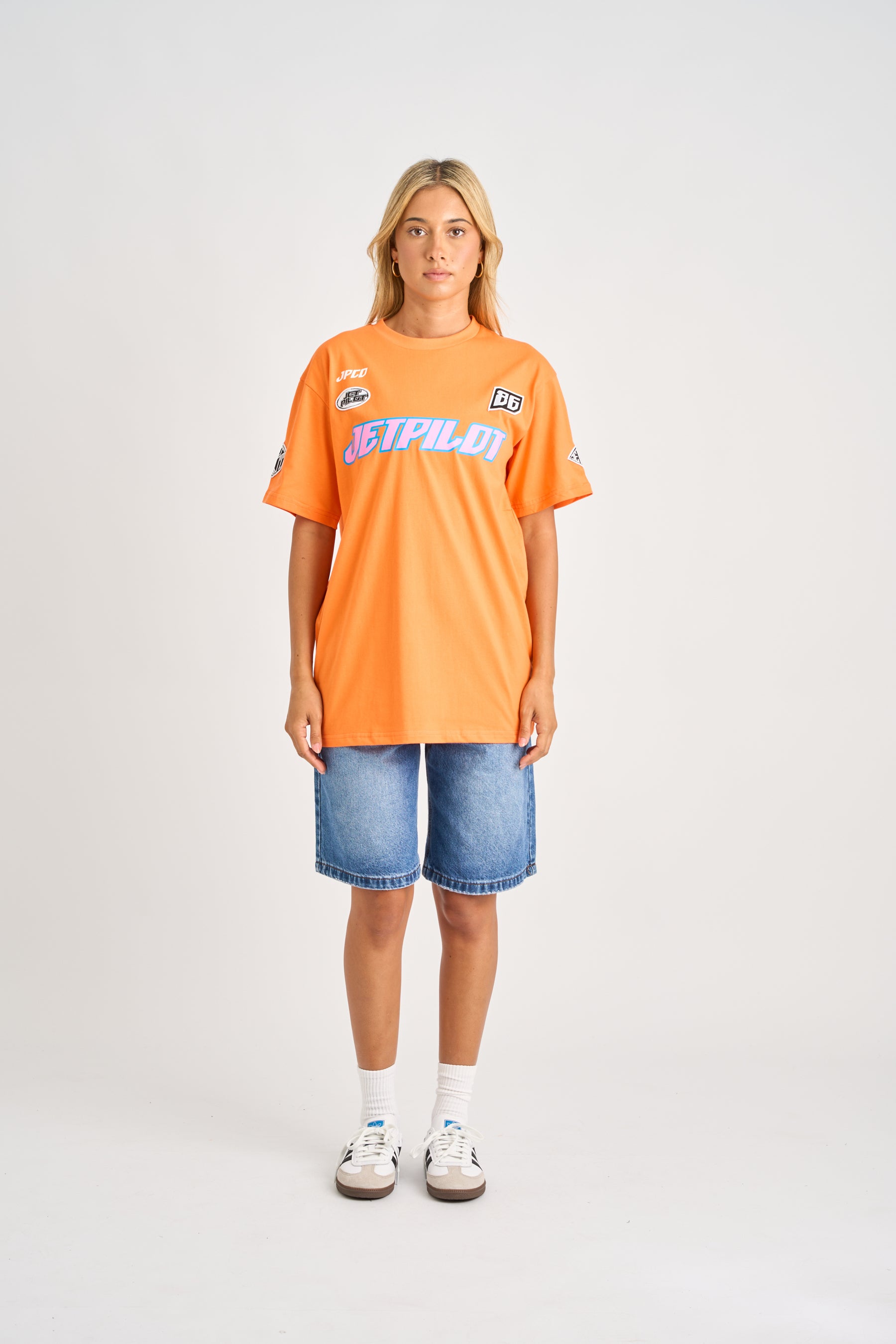 Jetpilot Striker Tee - Orange 3