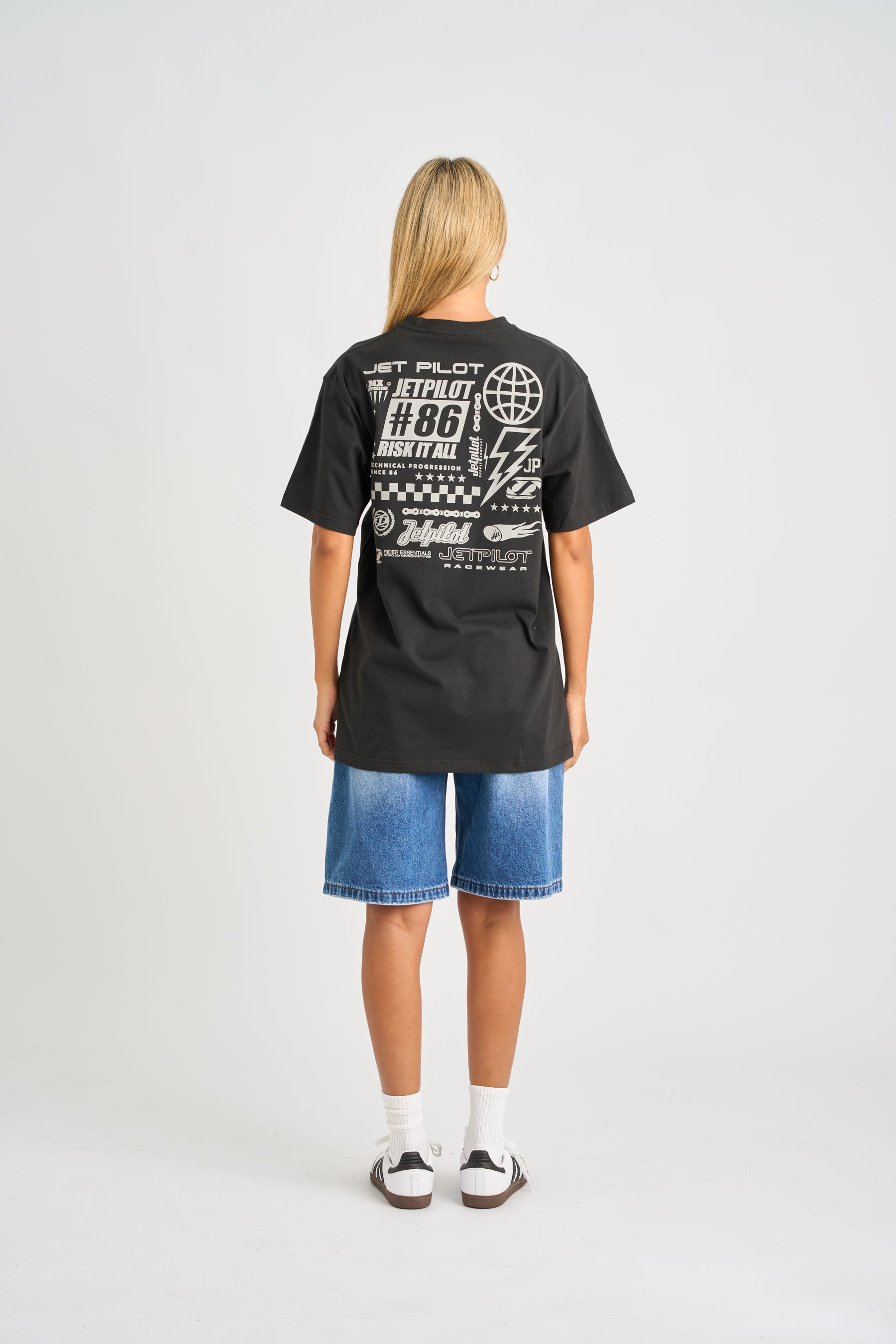 Jetpilot Progression Tee - Black 7 — view 25 (3)