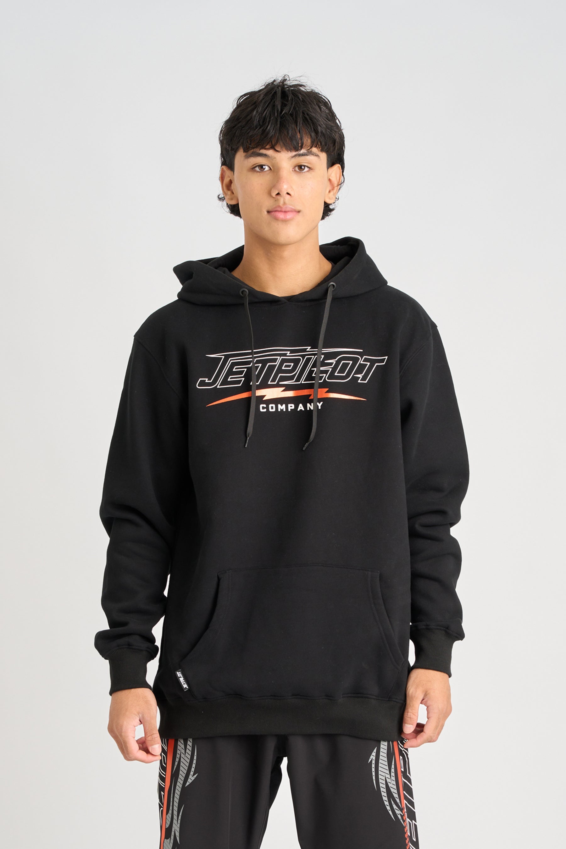 Jetpilot Velocity Pullover Hoodie - Black — view 25 (3)