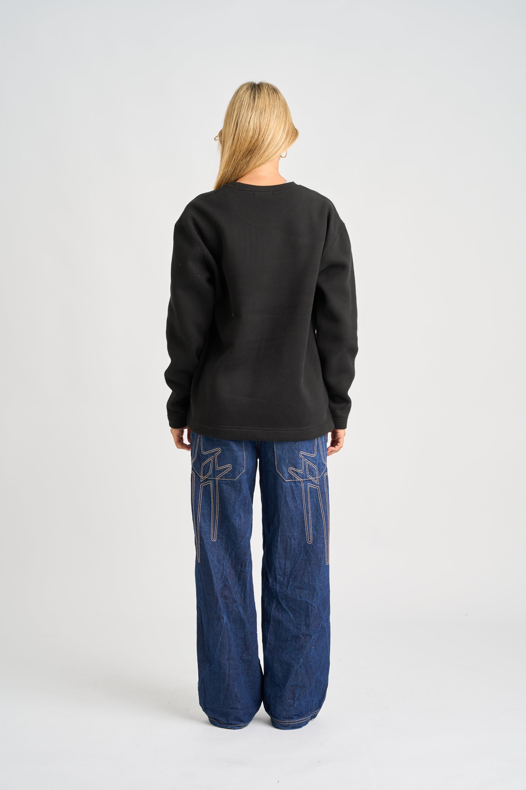 Jetpilot Corp Crew Sweatshirt - Black 7 — view 25 (3)