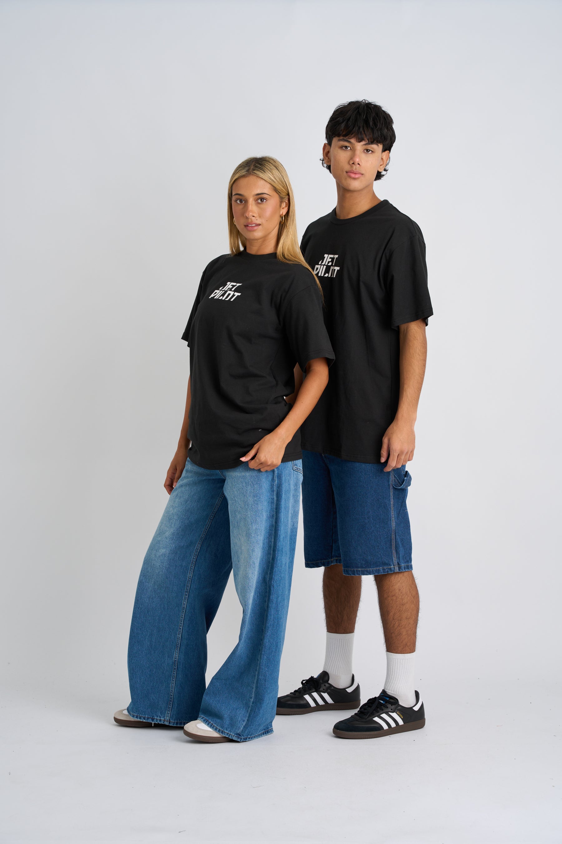 Jetpilot Corp Tee - Black 8 — view 25 (3)