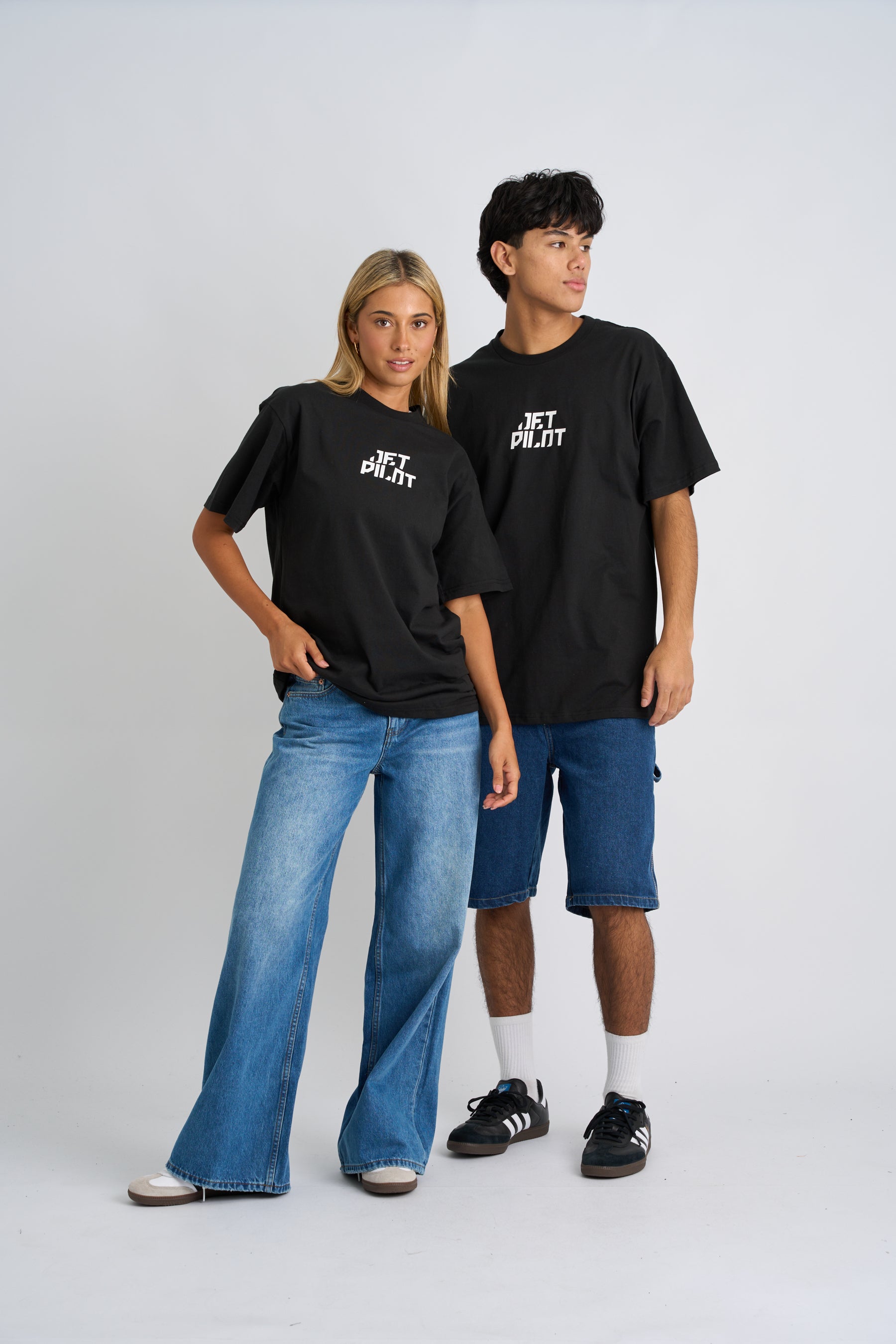 Jetpilot Corp Tee - Black 9 — view 25 (3)