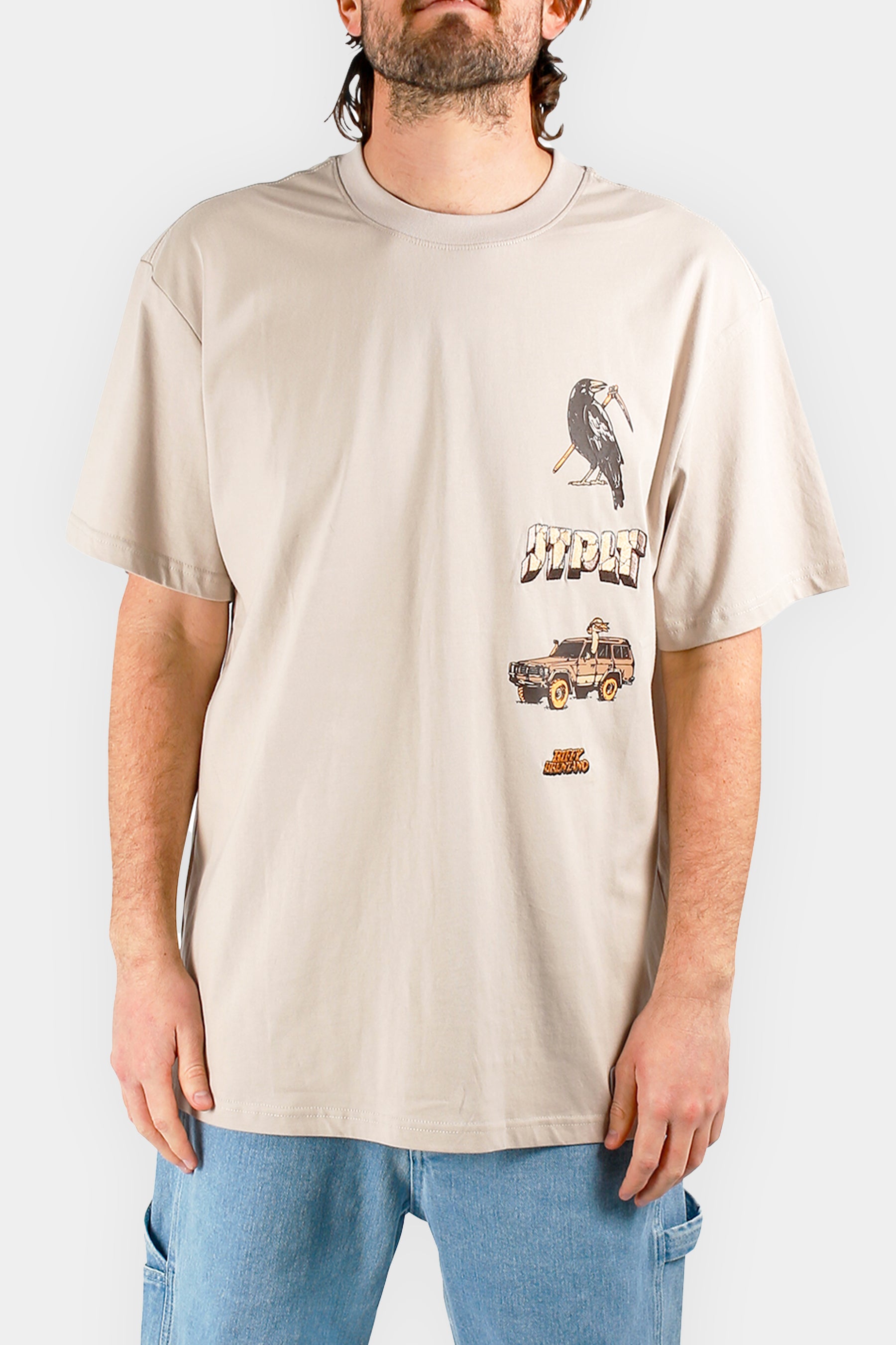 JTPLT x BIFFY Icon Tee - Cement