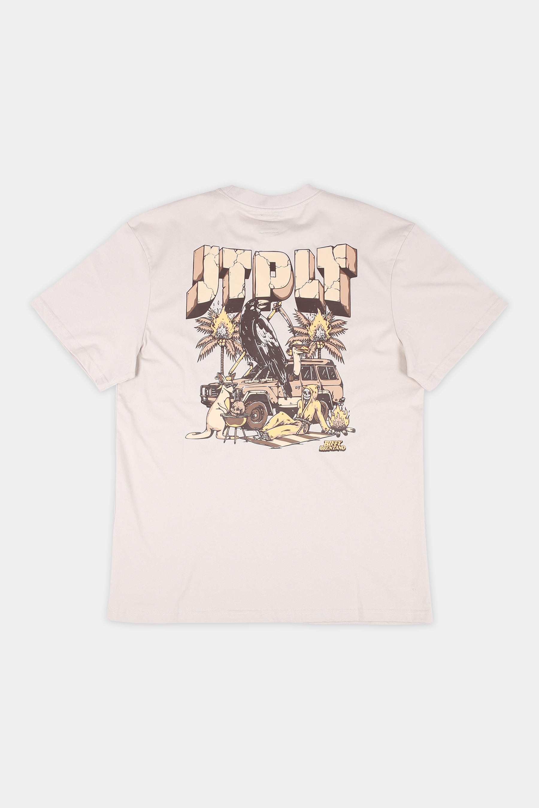 JTPLT x BIFFY Tee - Cement