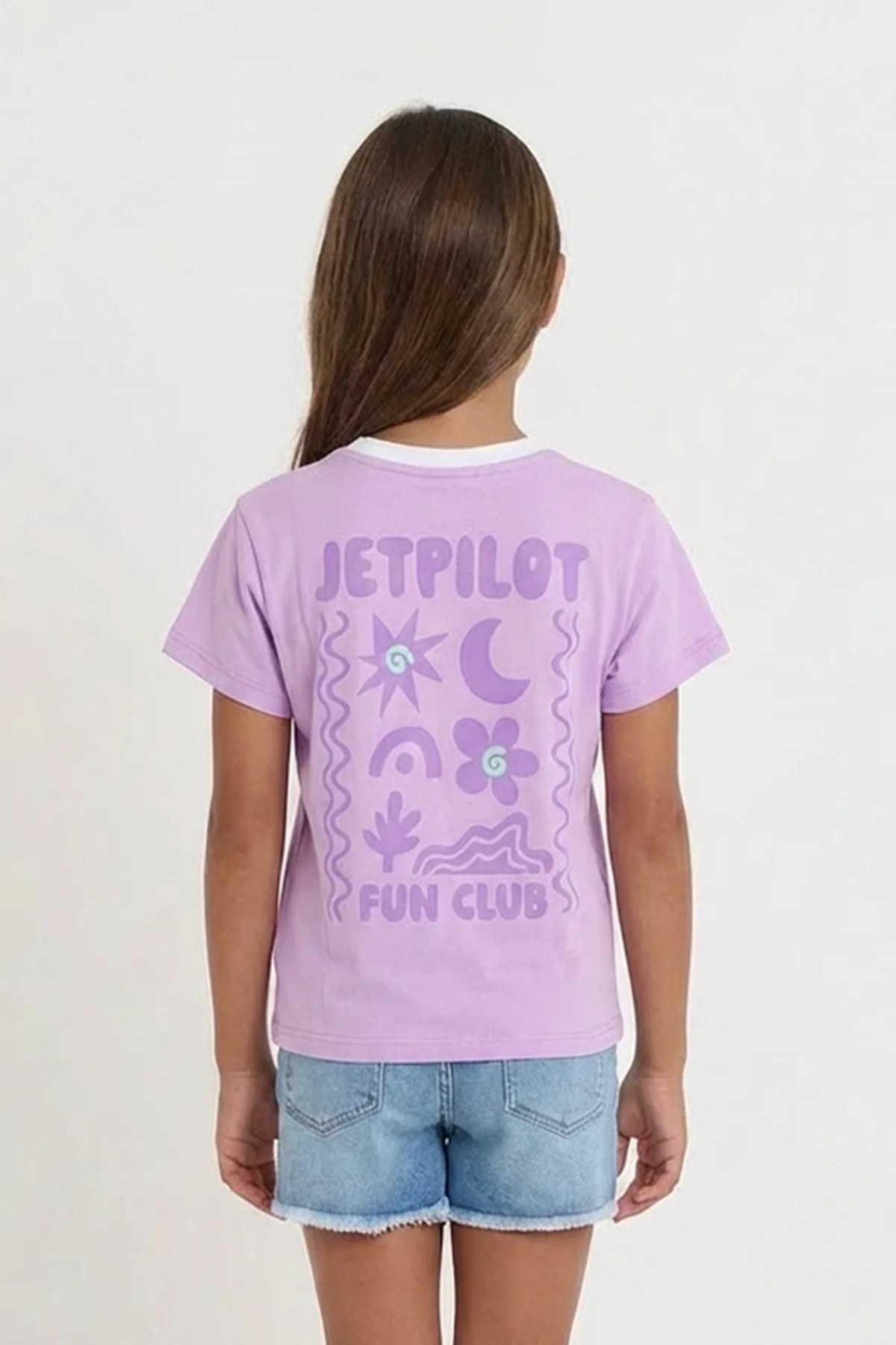 Jetpilot Youth Girls Fun Club Tee - Purple