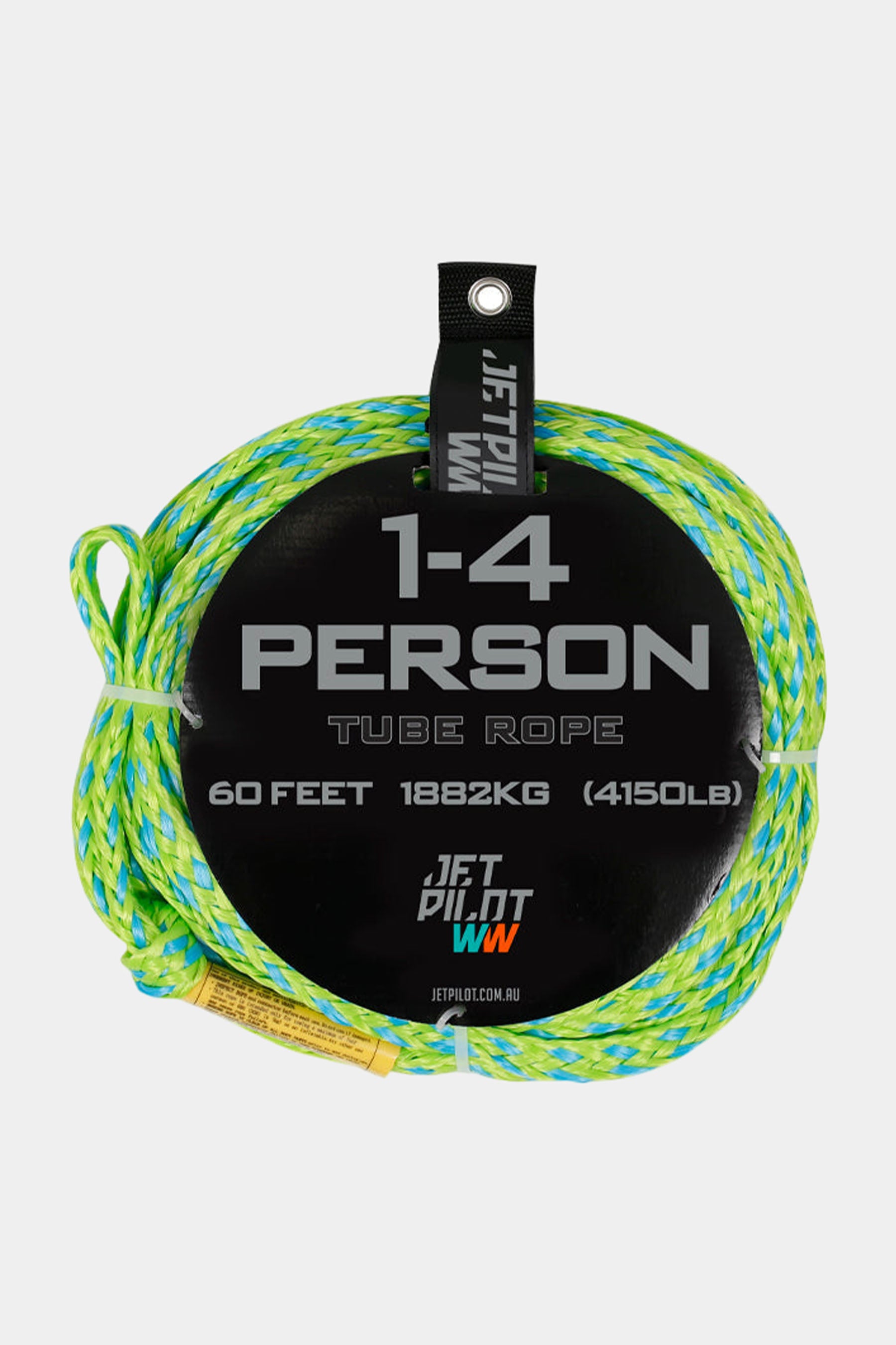 Jetpilot 1-4 Person Tube Rope - Green