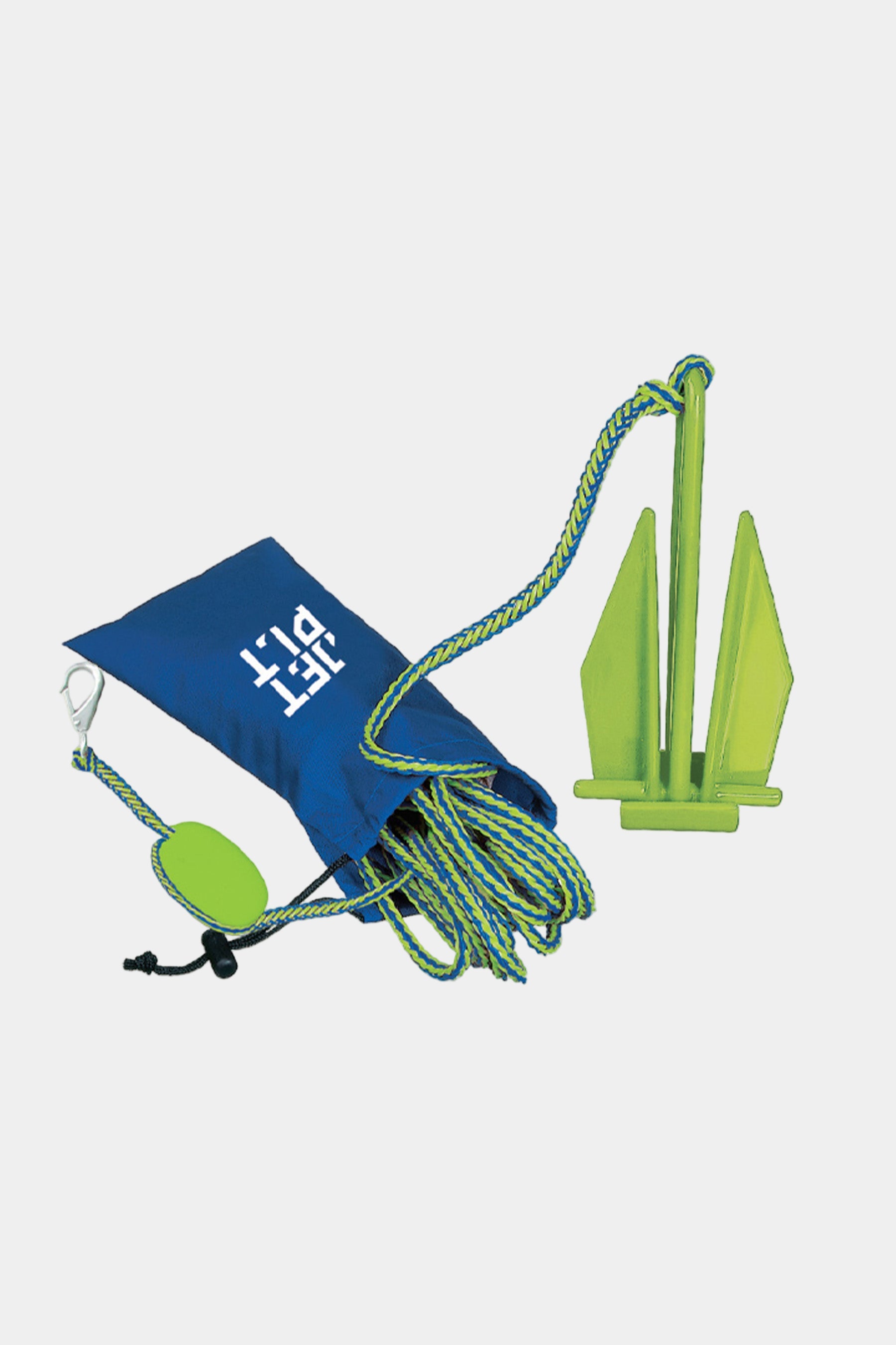 Jetpilot Lightweight Fluke Anchor - Blue/Lime 1