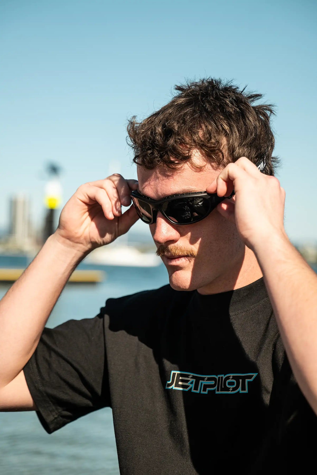 Jetpilot Velocity 2-in-1 Goggles & Sunglasses - Black